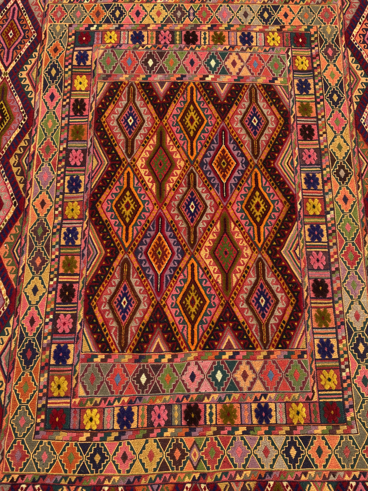 Handmade Fine Quality Meshwani Rug 191 CM x 145 CM KAS # 978