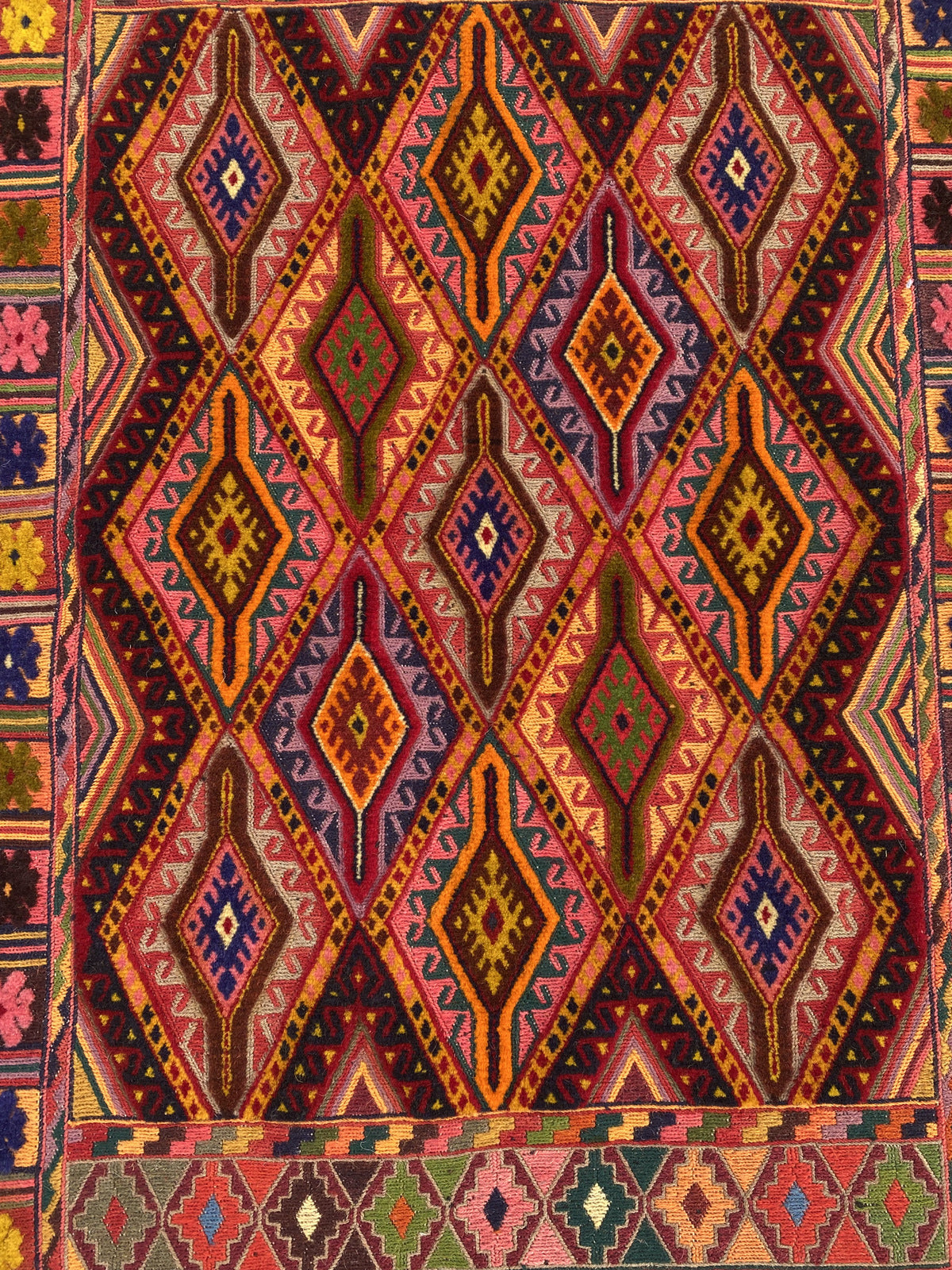 Handmade Fine Quality Meshwani Rug 191 CM x 145 CM KAS # 978