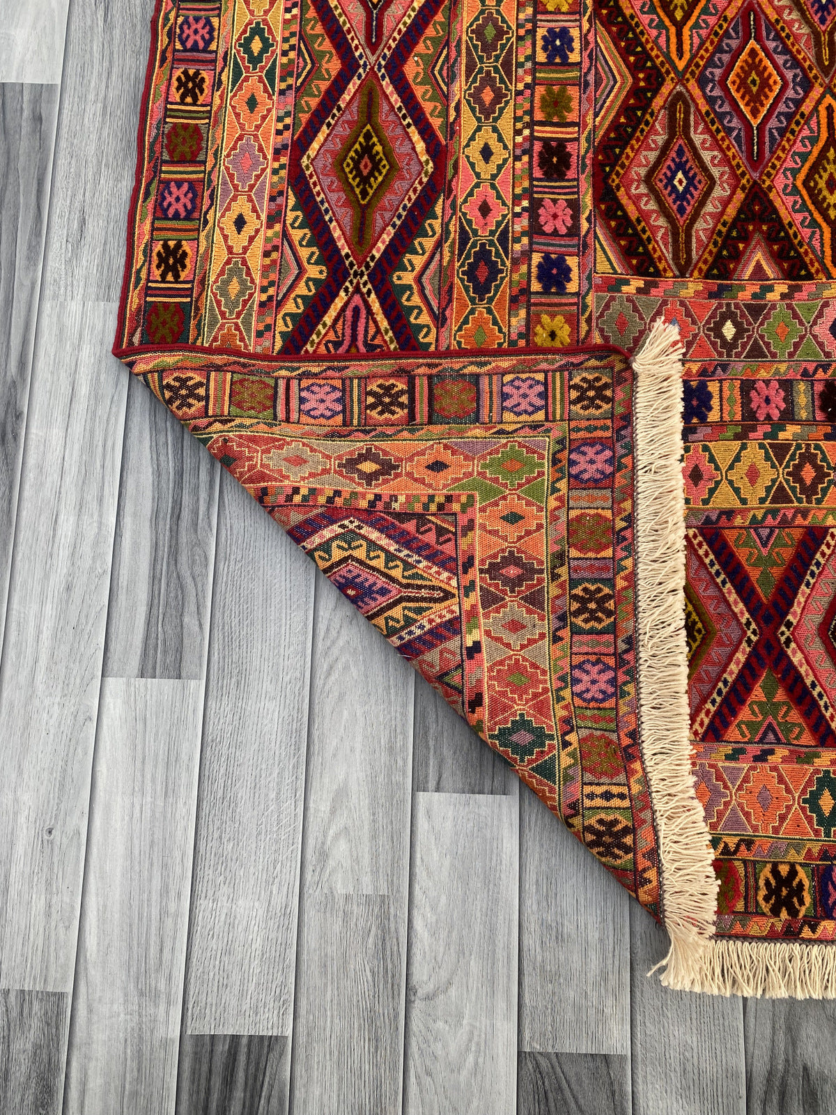 Handmade Fine Quality Meshwani Rug 191 CM x 145 CM KAS # 978