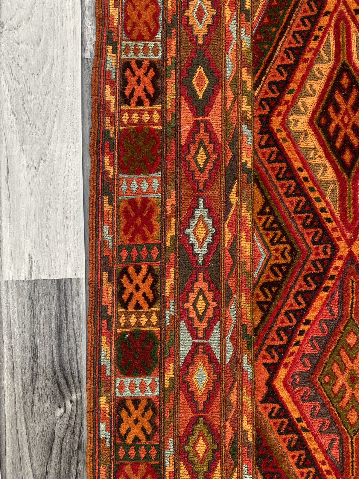 Handmade Fine Quality Meshwani Runner Rug 180 CM x 90 CM KAS # 969