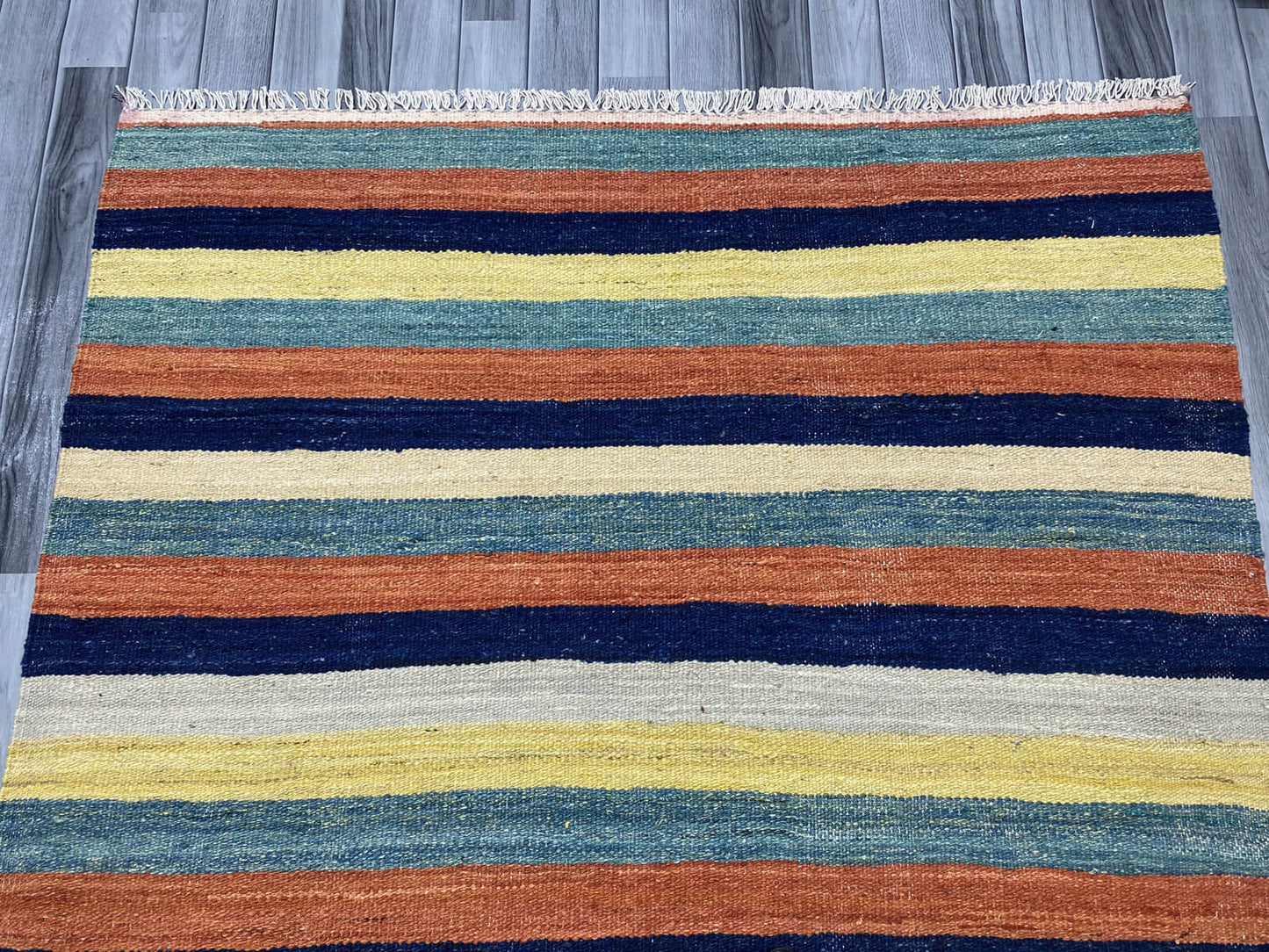 Handmade Flat Weave Kilim Rug ( 185CM x 146 CM ) SK#1029