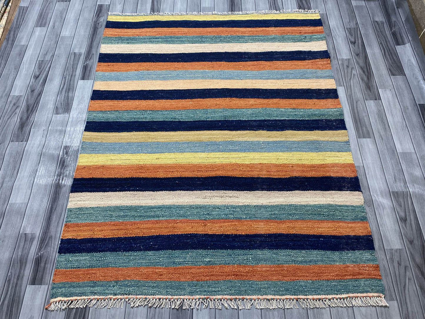 Handmade Flat Weave Kilim Rug ( 185CM x 147 CM ) SK#1030