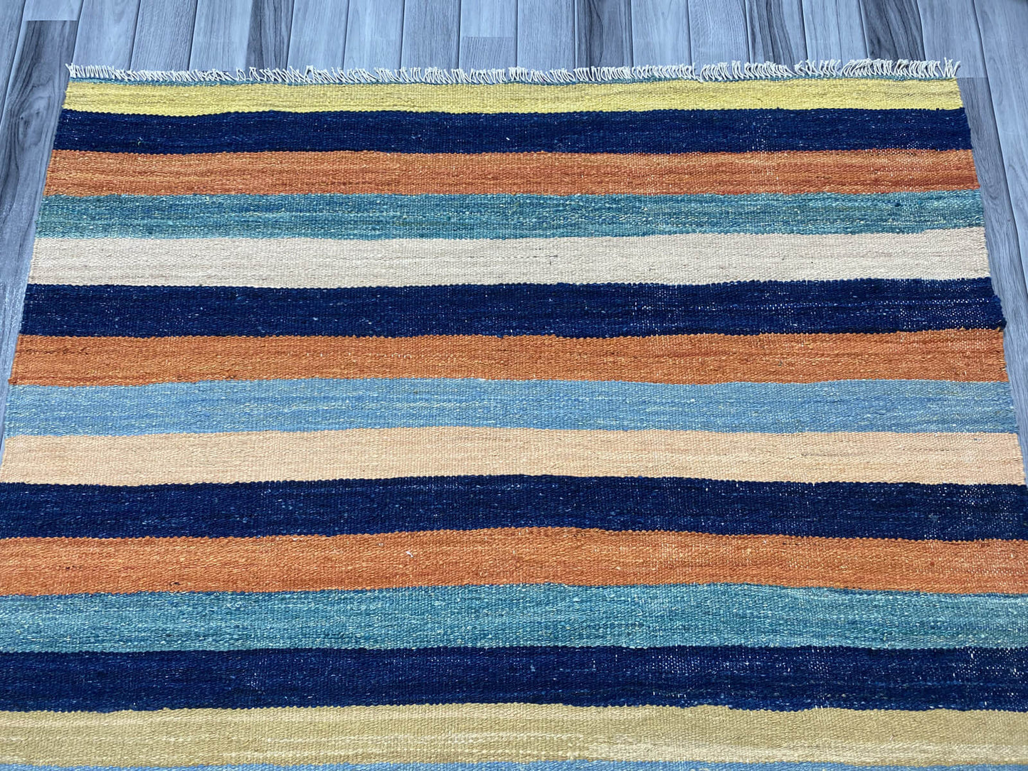 Handmade Flat Weave Kilim Rug ( 185CM x 147 CM ) SK#1030