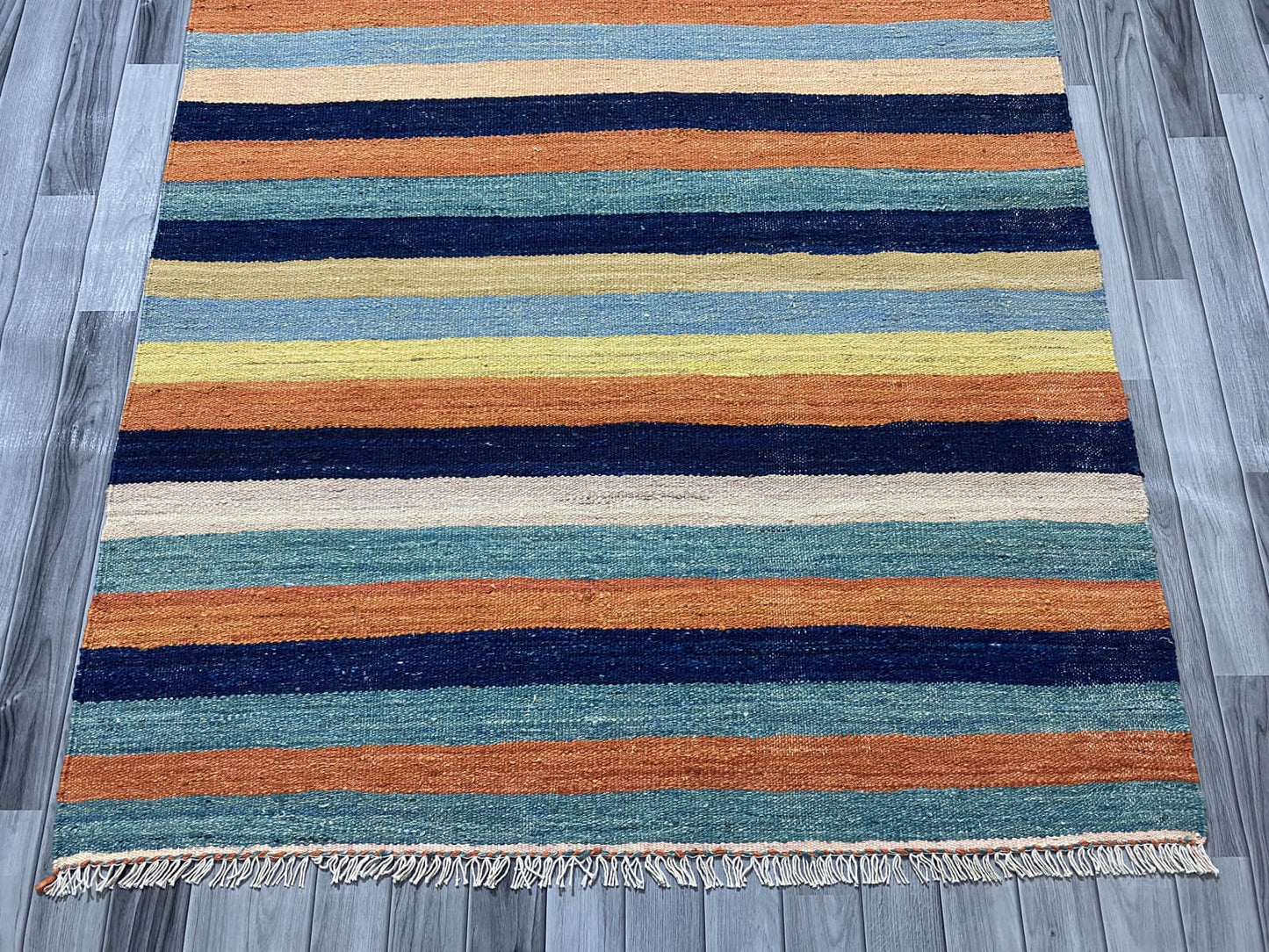 Handmade Flat Weave Kilim Rug ( 185CM x 147 CM ) SK#1030
