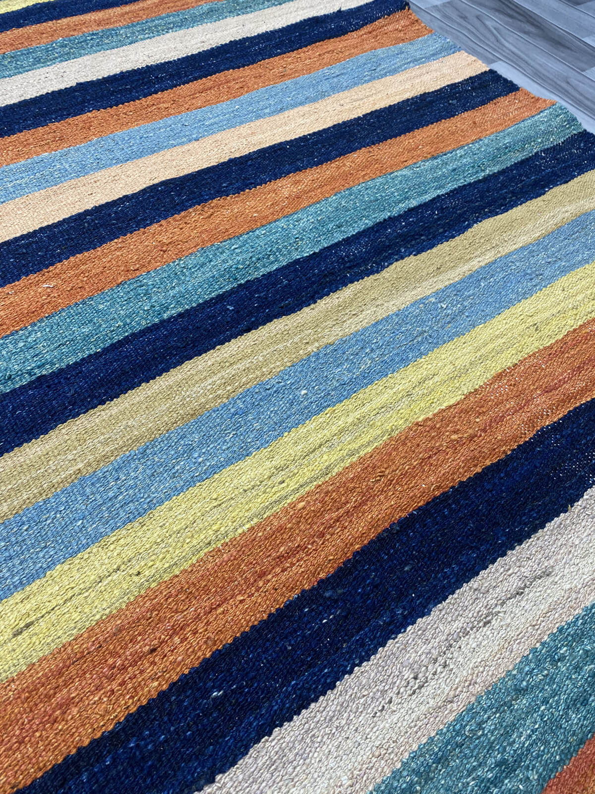 Handmade Flat Weave Kilim Rug ( 185CM x 147 CM ) SK#1030