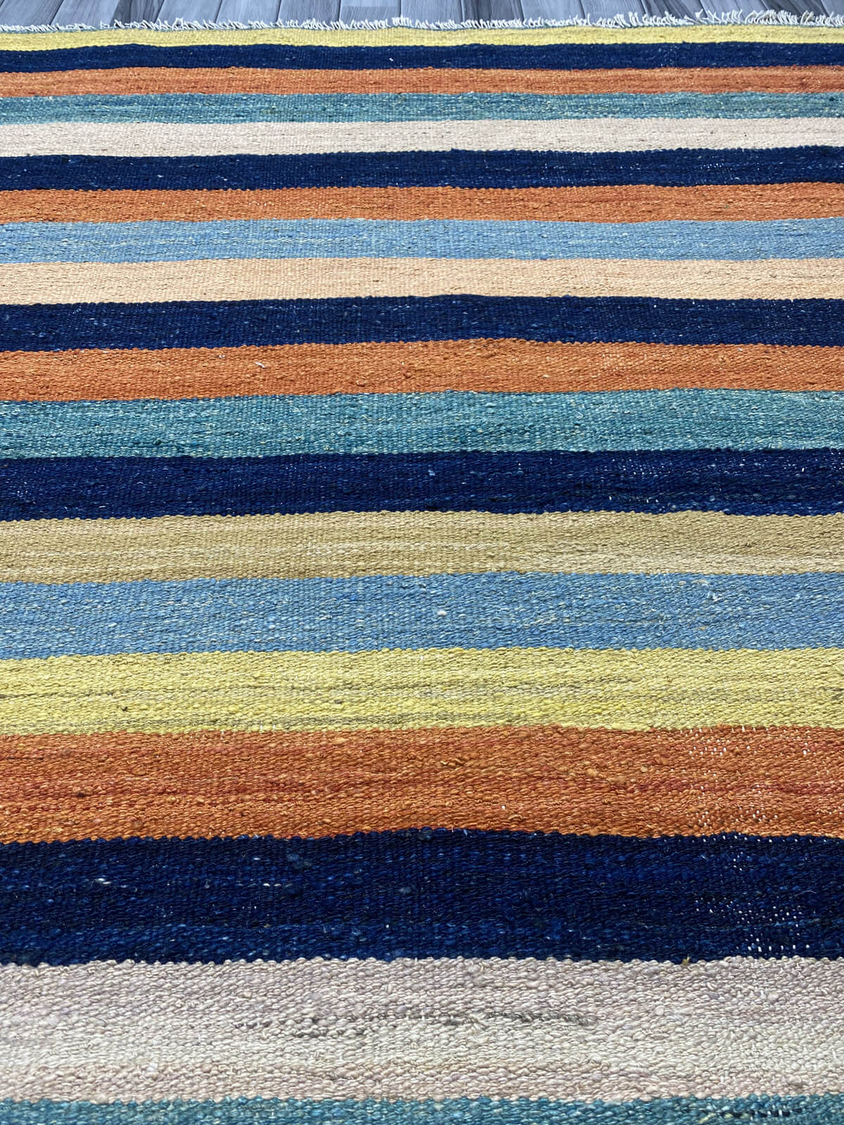 Handmade Flat Weave Kilim Rug ( 185CM x 147 CM ) SK#1030