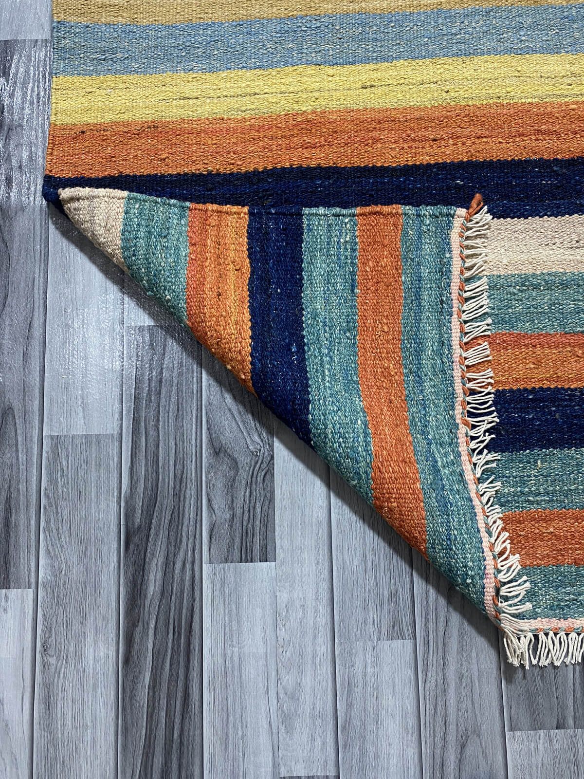 Handmade Flat Weave Kilim Rug ( 185CM x 147 CM ) SK#1030