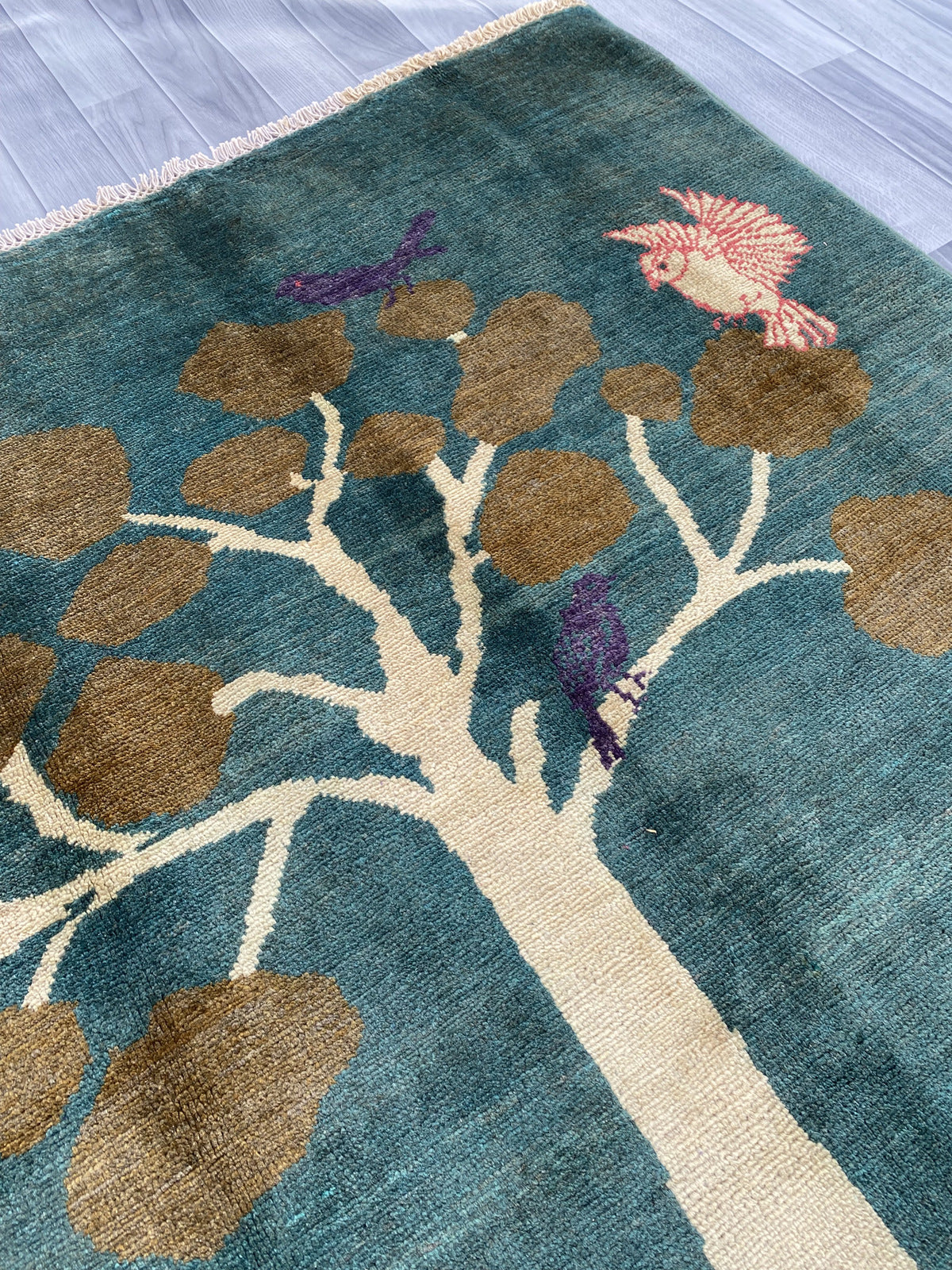 Hand knotted Chobi Pictorial Rug | 199 CM x 151 CM SK#495