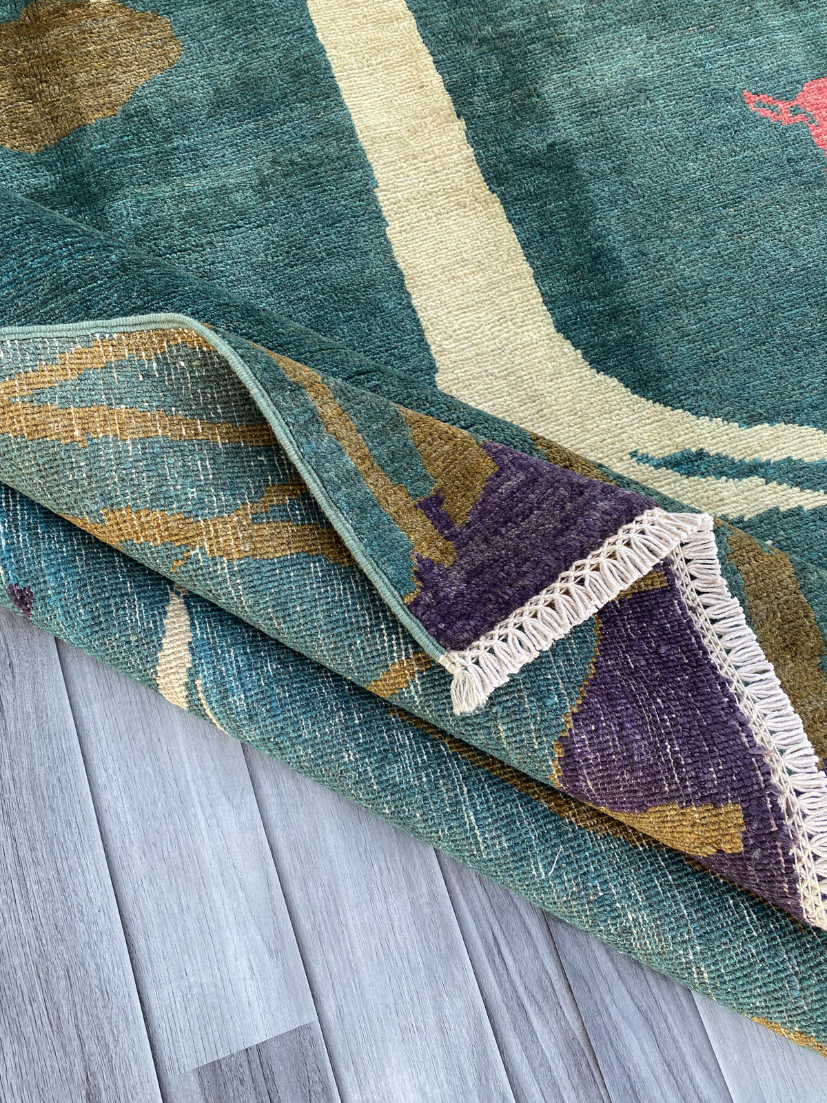 Hand knotted Chobi Pictorial Rug | 199 CM x 151 CM SK#495