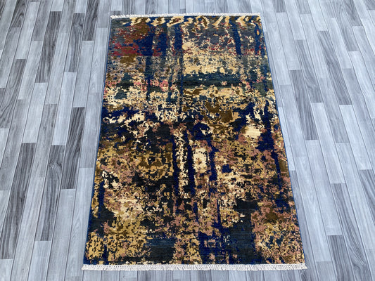 Hand knotted Chobi Pictorial Rug | 195 CM x 125 CM SK#496