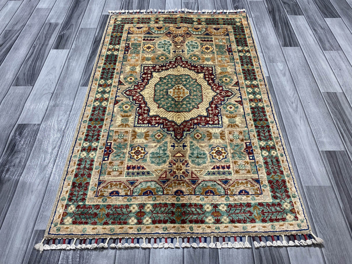 Handmade Fine Quality Chobi Wool Rug ( 120 CM x 77 CM ) SK#1033