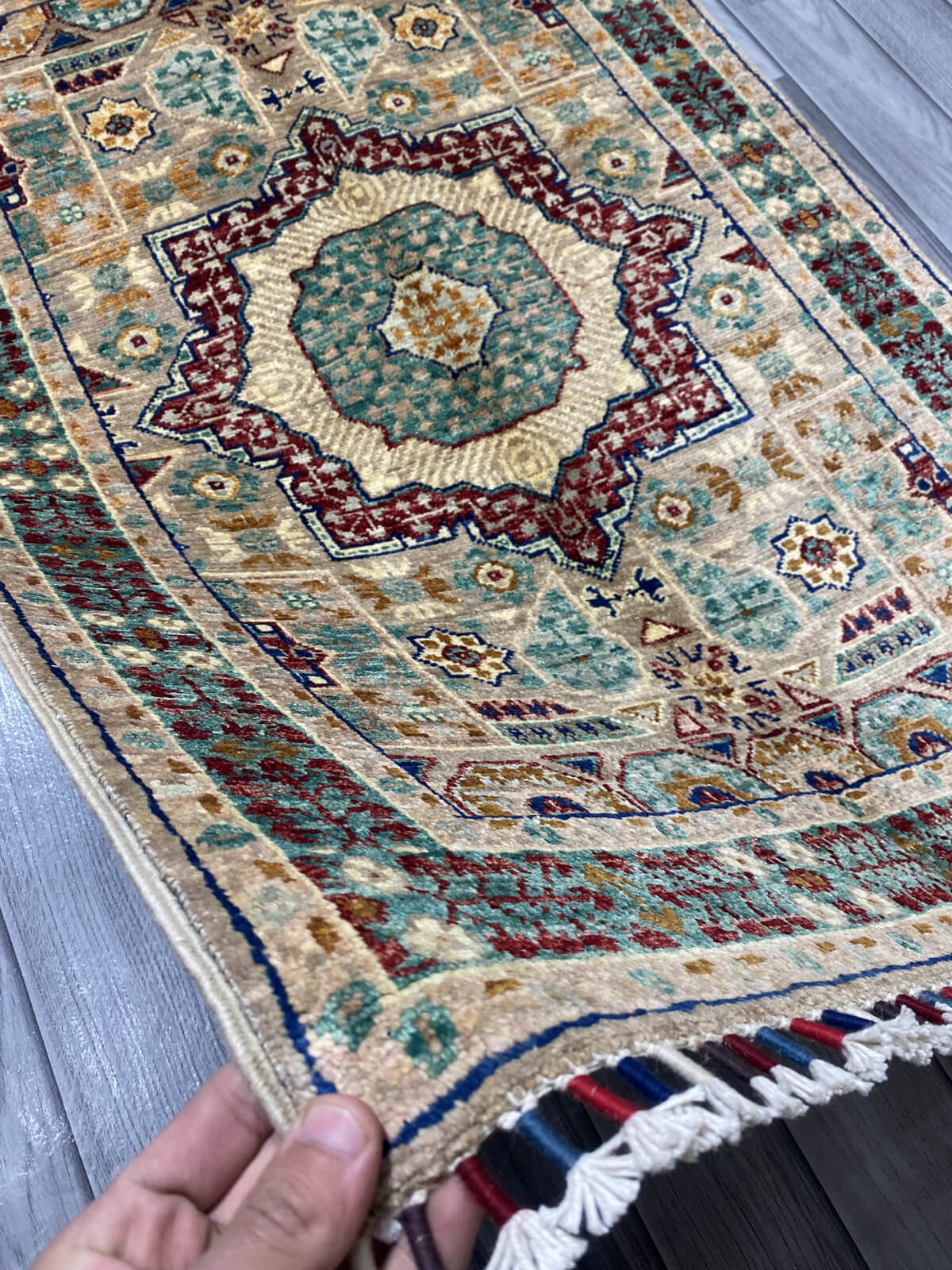 Handmade Fine Quality Chobi Wool Rug ( 120 CM x 77 CM ) SK#1033