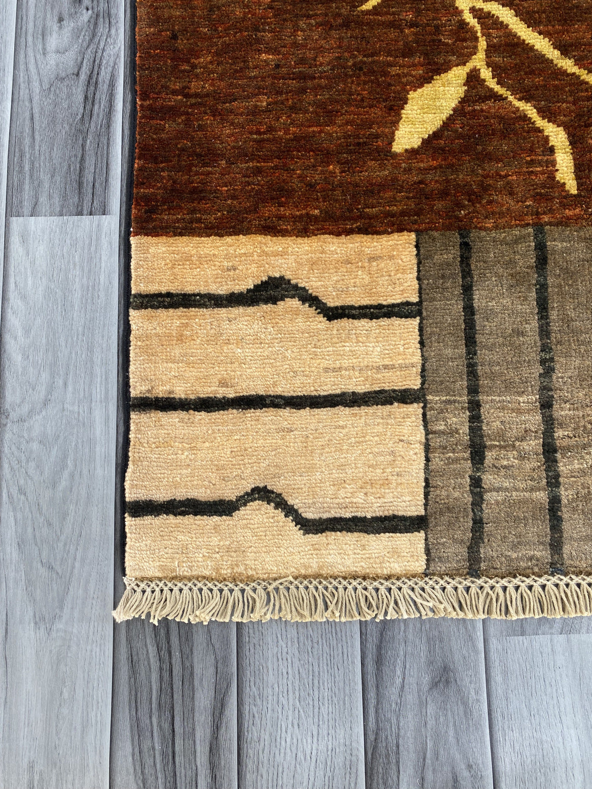 Hand Knotted Modern Wool Rug | 145 CM x 99 CM KS#497