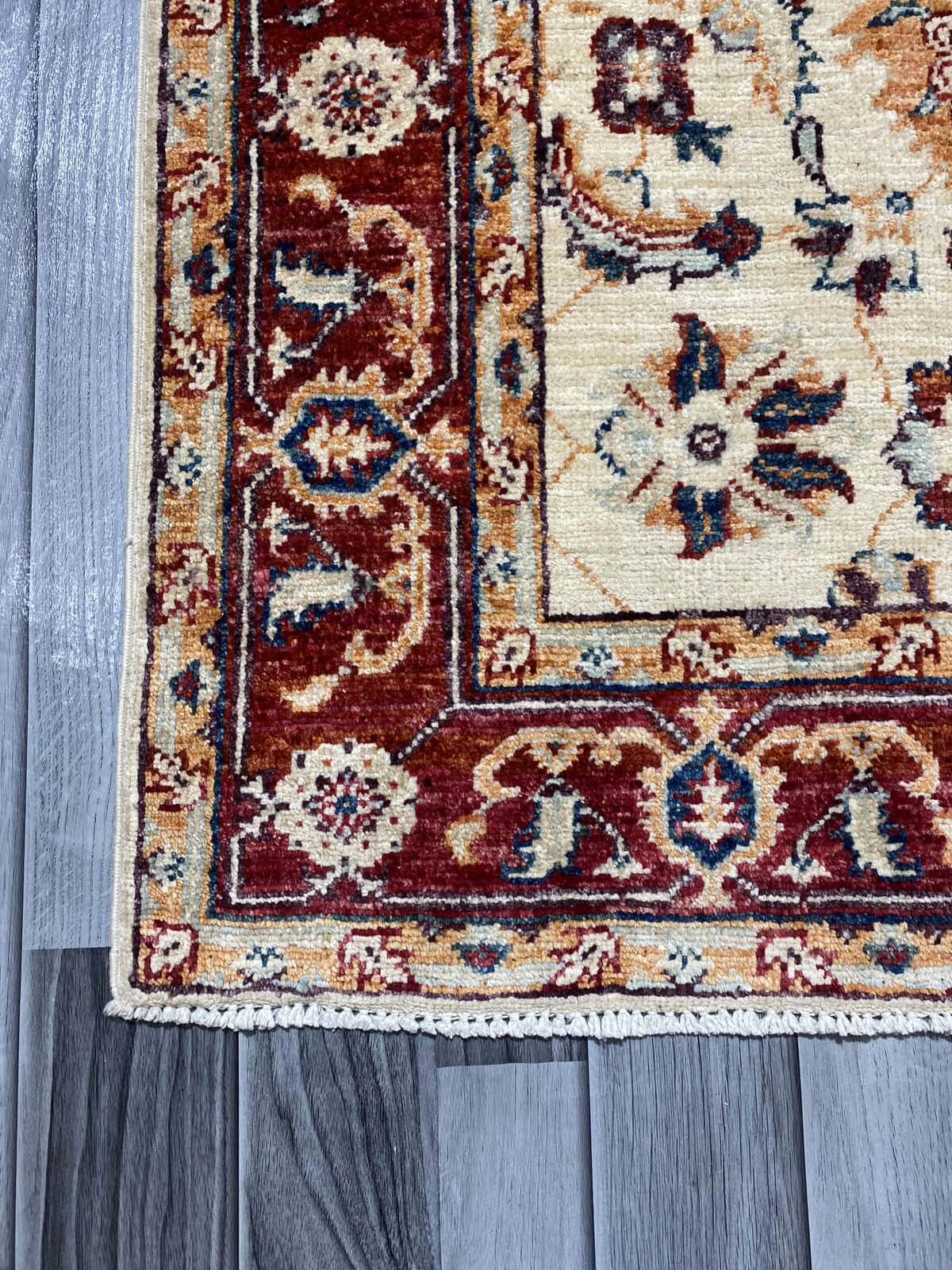 Handmade Fine Quality Chobi Wool Rug ( 124 CM x 80 CM ) SK#1034