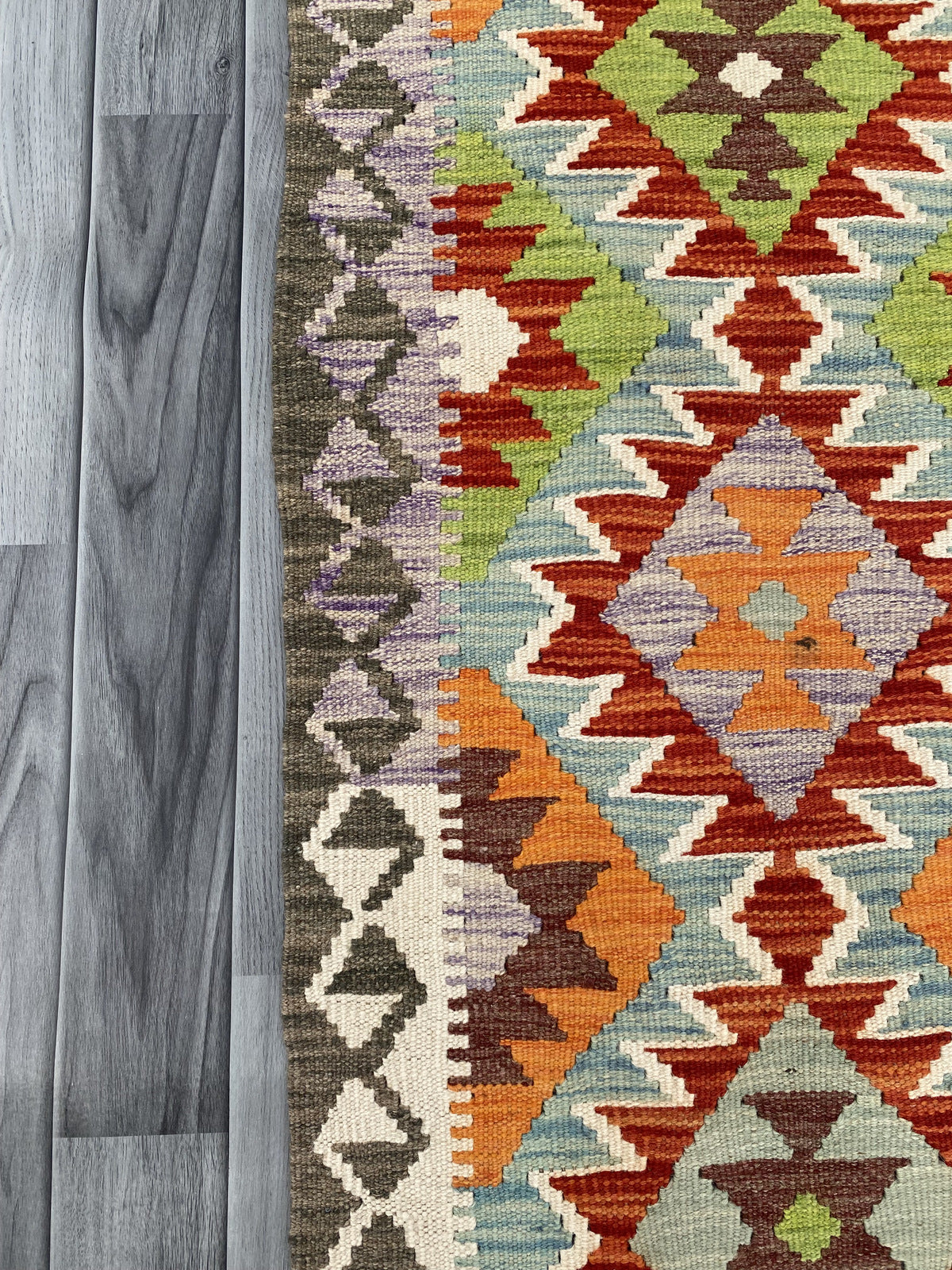 Handmade Chobi Kilim Runner Rug Size: 281 CM x 60 CM KSS#181