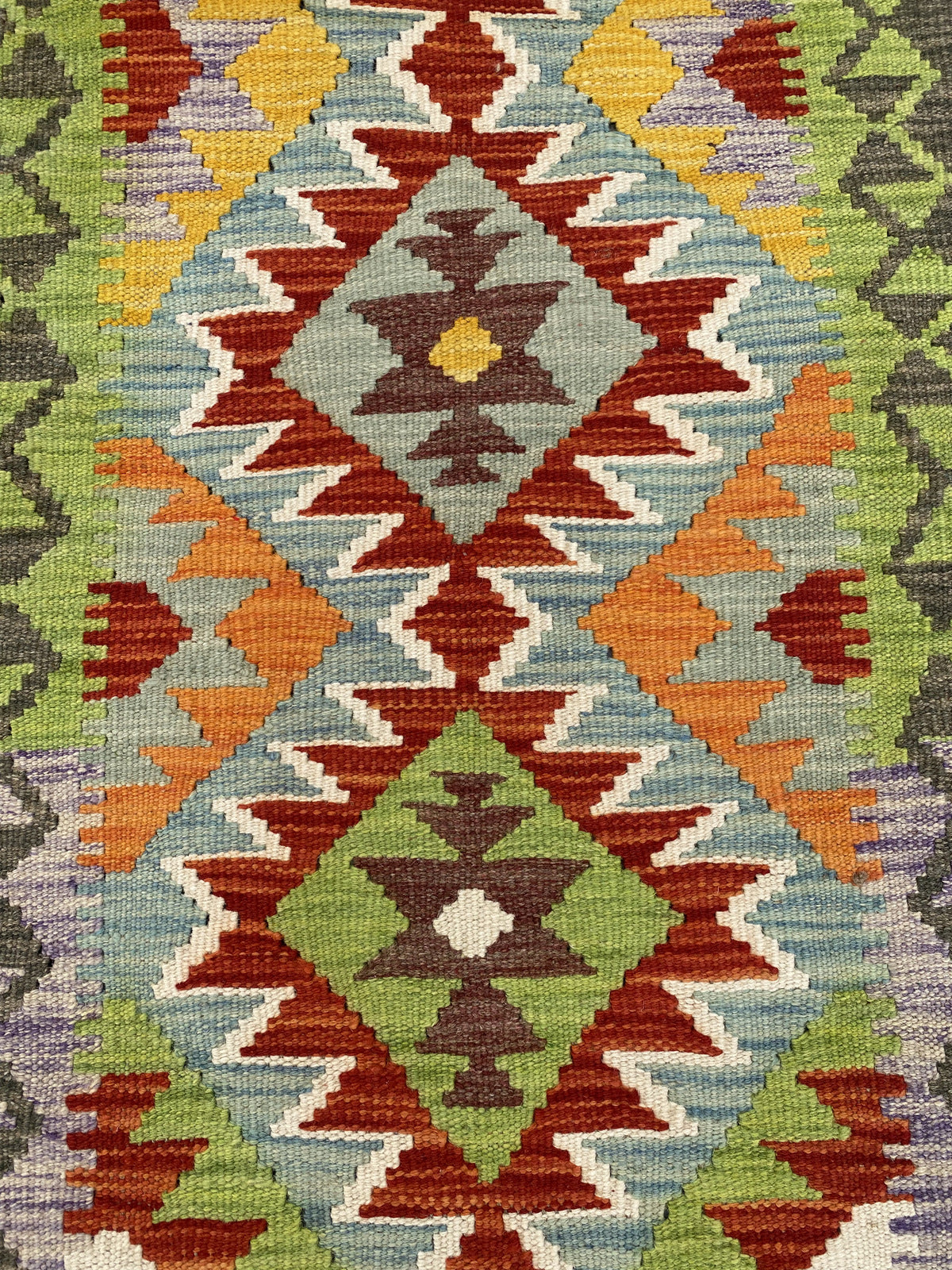 Handmade Chobi Kilim Runner Rug Size: 281 CM x 60 CM KSS#181