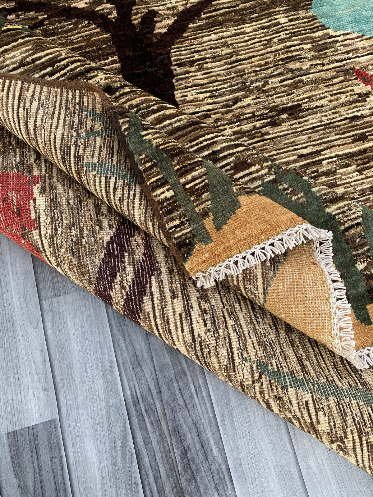 Hand knotted Chobi Pictorial Rug | 242 CM x 166 CM SK#453