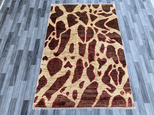 Hand Knotted Modern Wool Rug | 235 CM x 155 CM SK#454