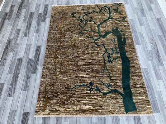 Hand knotted Chobi Pictorial Rug | 249 CM x 171 CM SK#457
