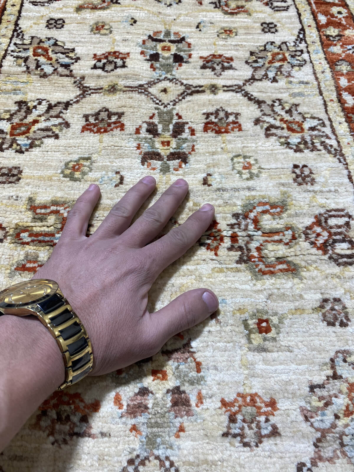 Handmade Chobi Rug ( 88 CM x 55 CM ) SK#1051