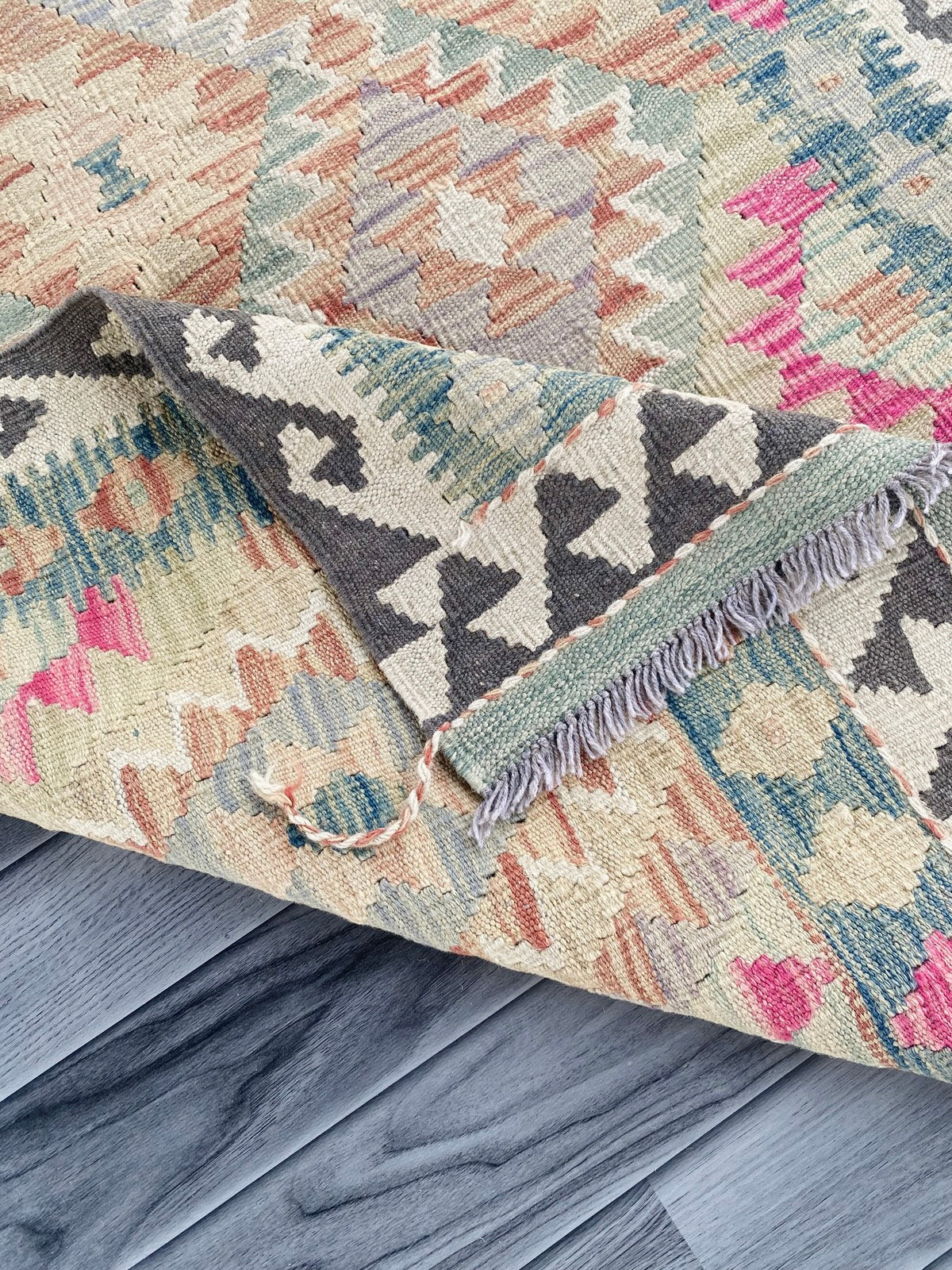 Handmade Afghan Chobi Kilim Rug 162 CM x 96 CM ( SS # 121 )