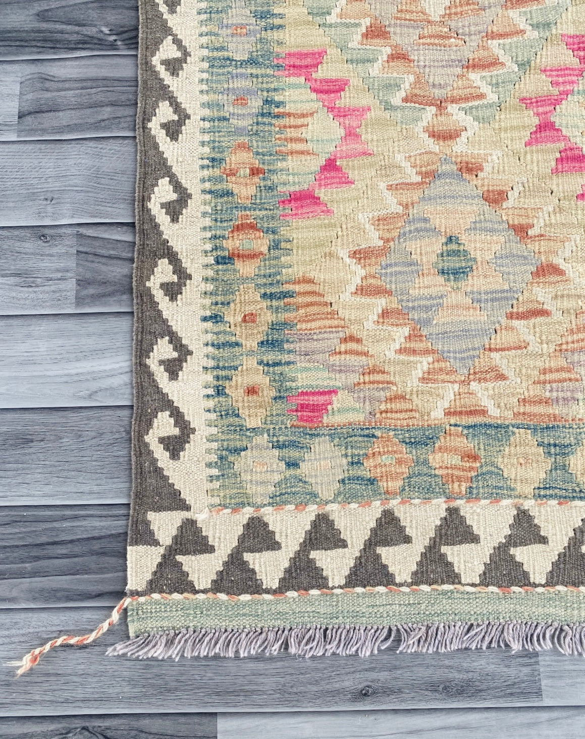 Handmade Afghan Chobi Kilim Rug 162 CM x 96 CM ( SS # 121 )
