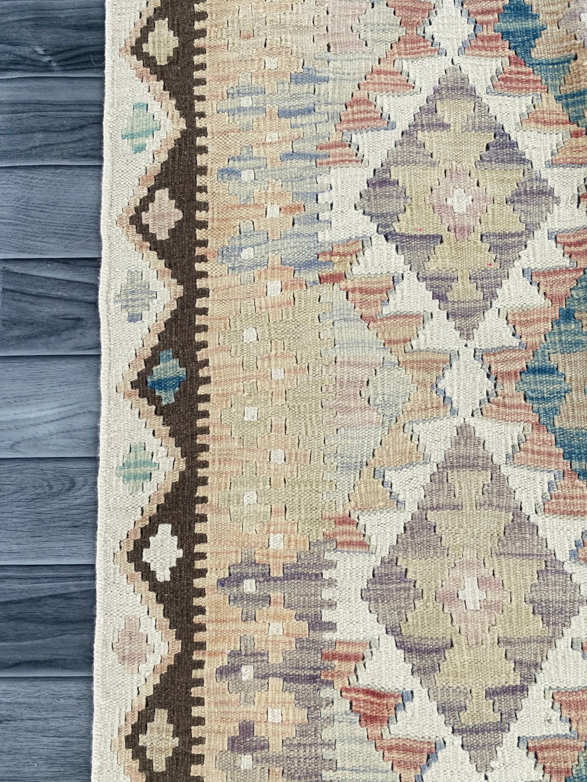 Handmade Afghan Chobi Kilim Rug 155 CM x 98 CM ( SS # 120)