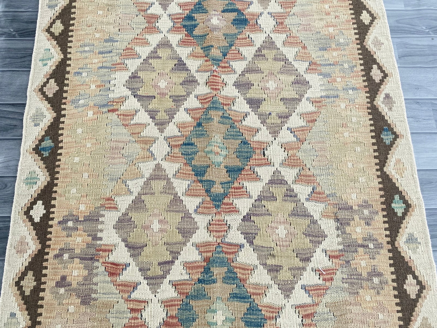 Handmade Afghan Chobi Kilim Rug 155 CM x 98 CM ( SS # 120)