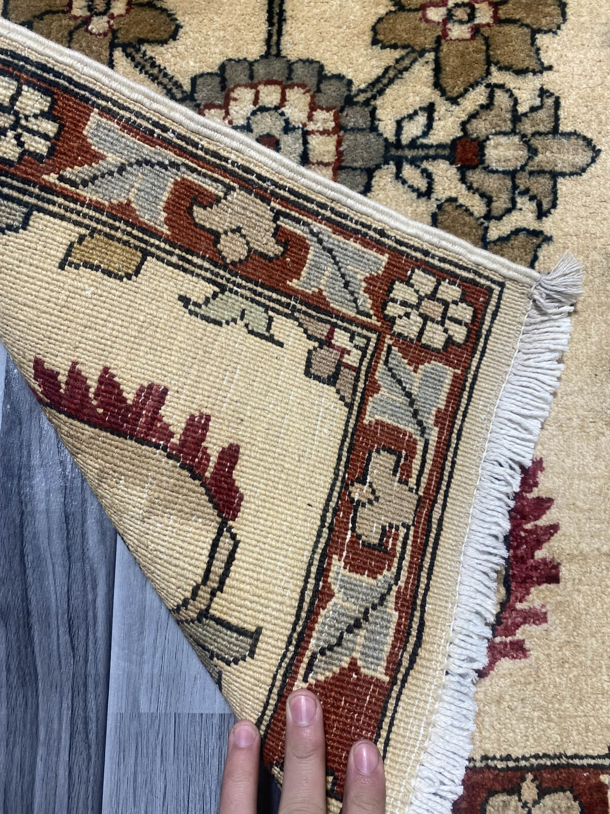 Handmade Chobi Rug ( 84 CM x 62 CM ) SK#1053