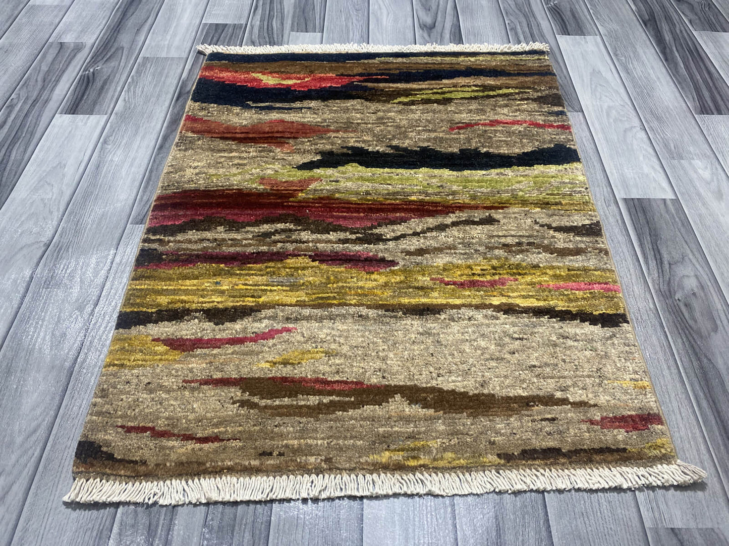Handmade Chobi Rug ( 83 CM x 67 CM ) SK#1054