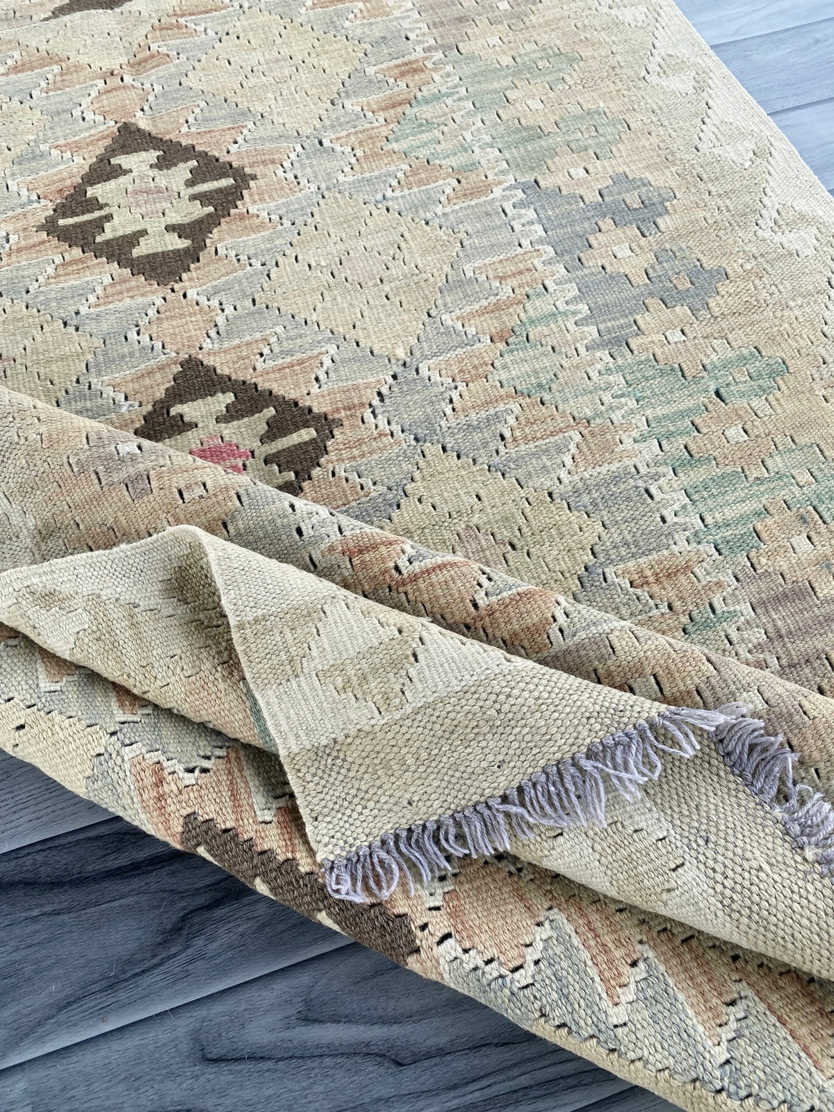 Handmade Afghan Chobi Kilim Rug 147 CM x 97 CM ( SS # 116)