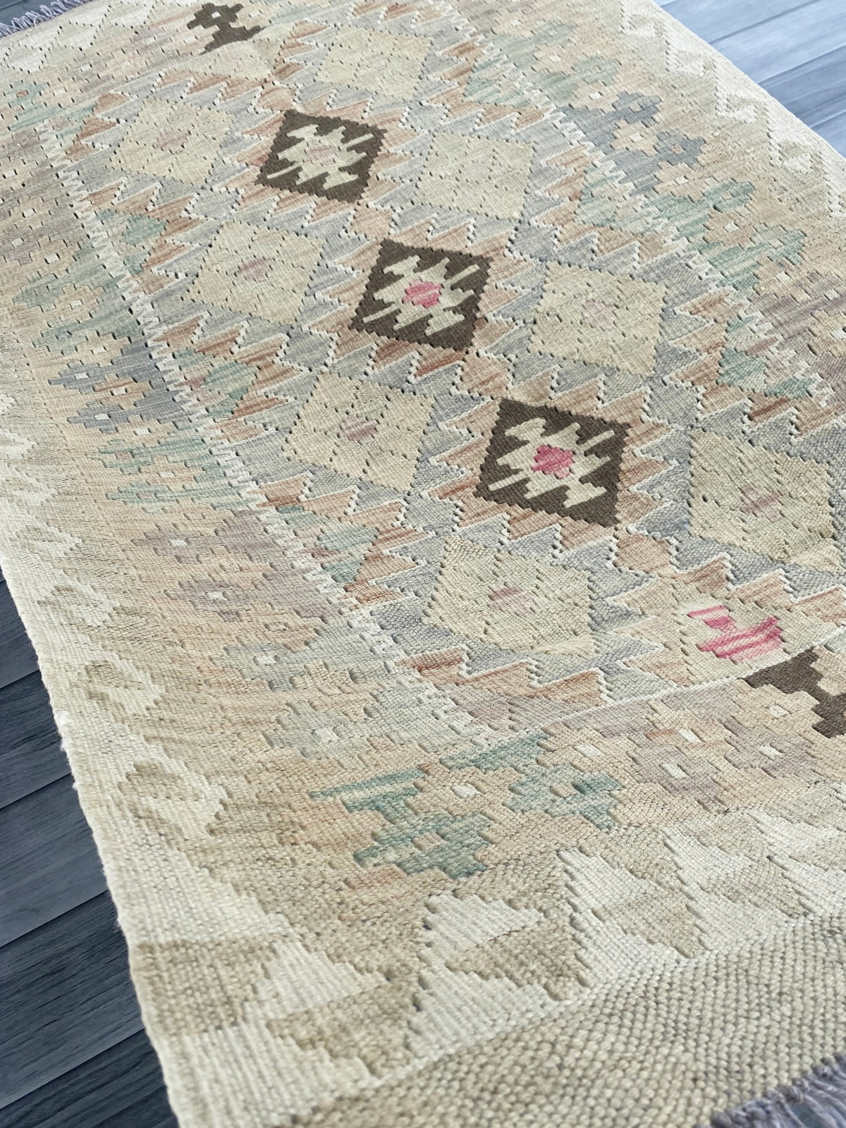 Handmade Afghan Chobi Kilim Rug 147 CM x 97 CM ( SS # 116)