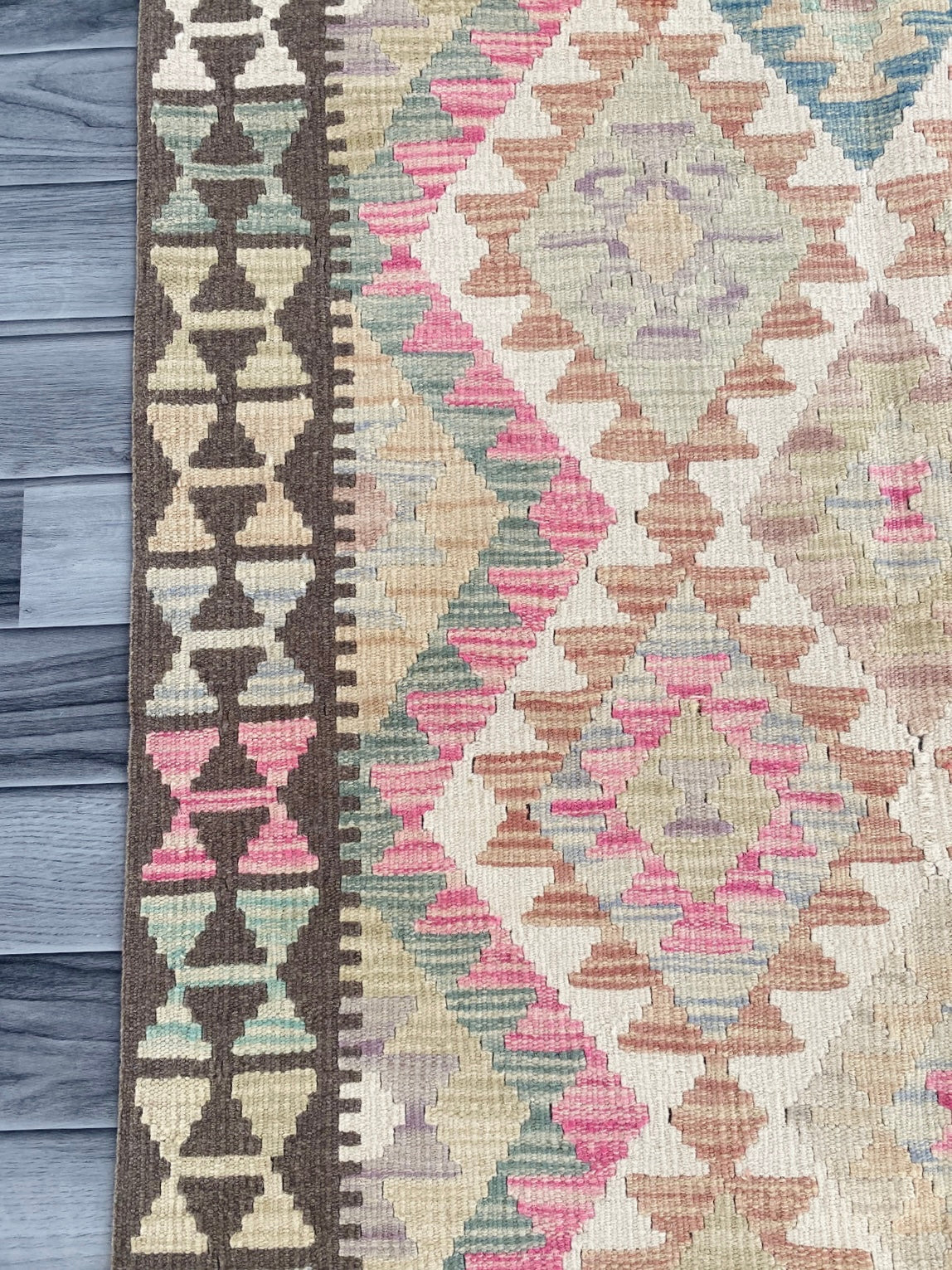 Handmade Afghan Chobi Kilim Rug 145 CM x 96 CM ( SS # 106 )