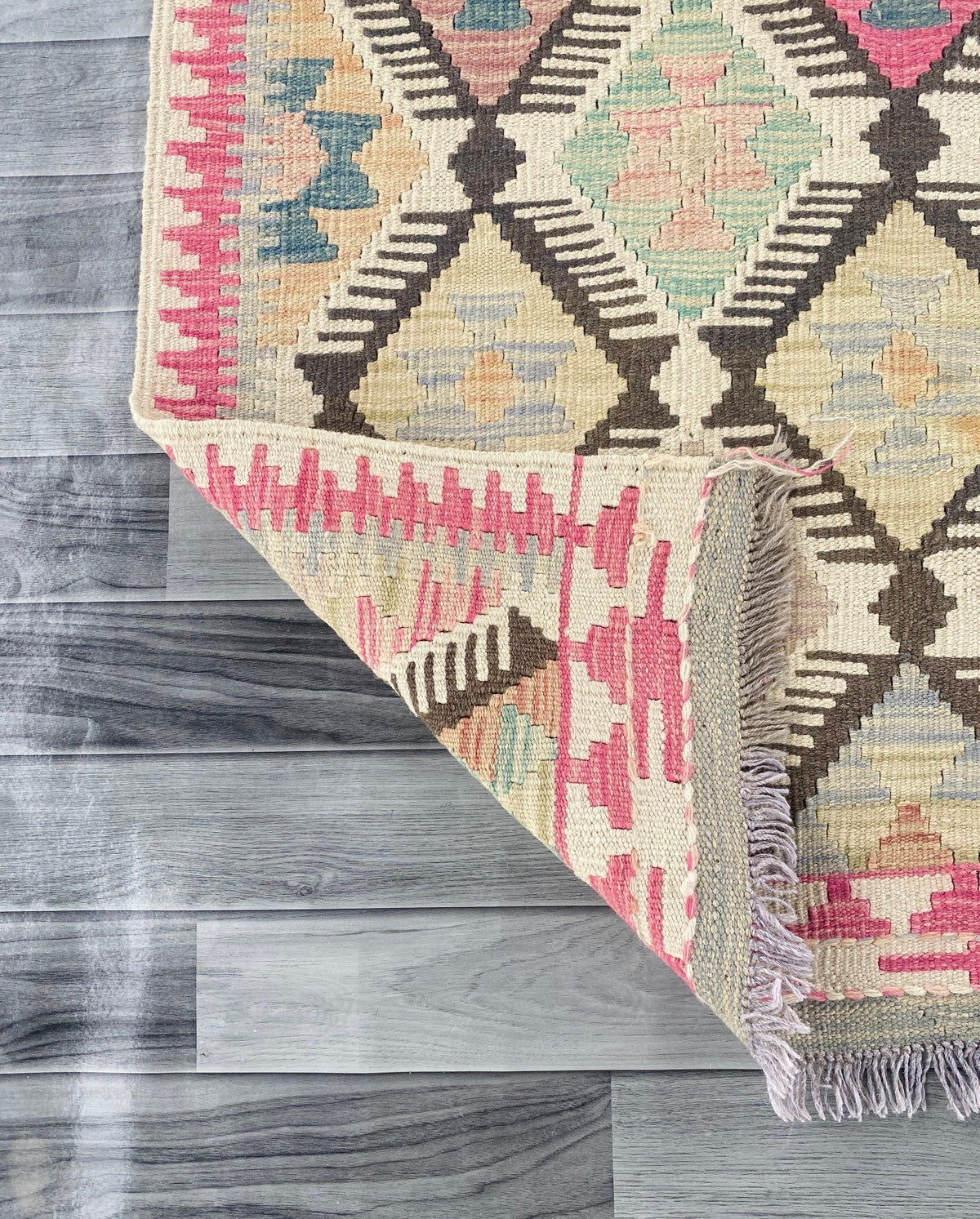 Handmade Afghan Chobi Kilim Rug 146 CM x 95 CM ( SS # 104 )