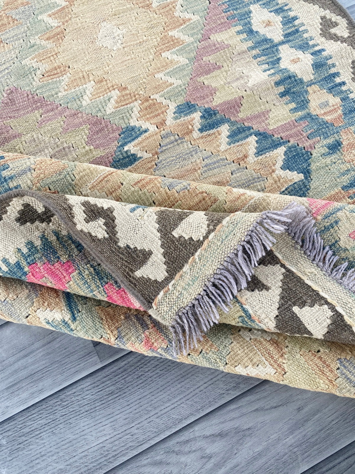 Handmade Afghan Chobi Kilim Rug 156 CM x 100 CM ( SS # 103 )