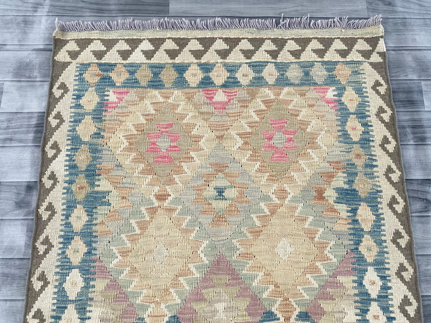 Handmade Afghan Chobi Kilim Rug 156 CM x 100 CM ( SS # 103 )