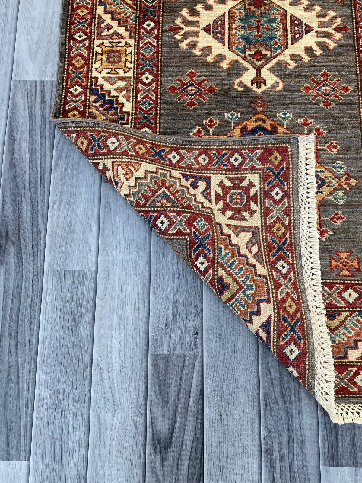 Hand Knotted Chobi Hallway Runner Rug | 282 CM x 81 CM SK# 988