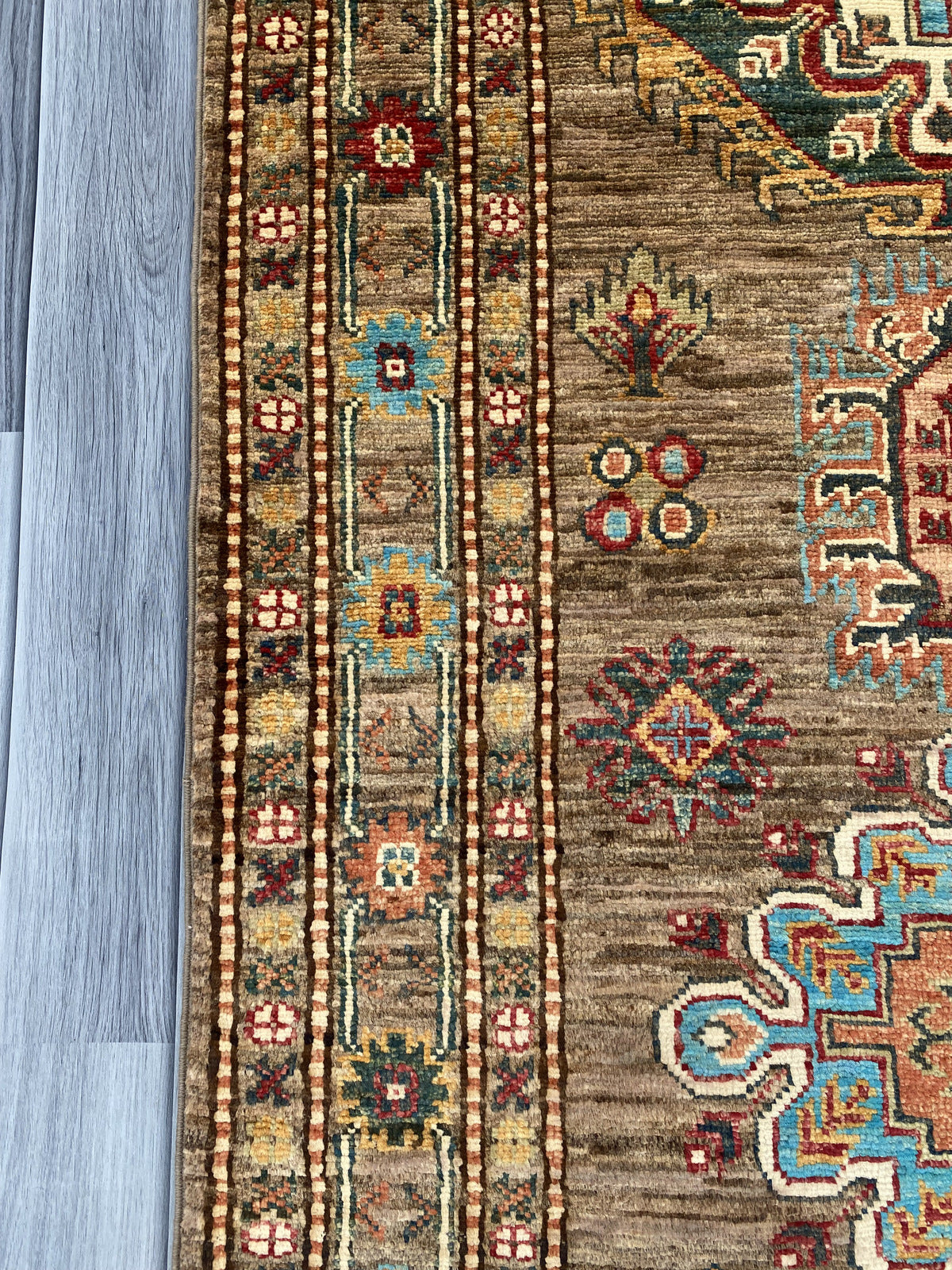 Hand Knotted Chobi Hallway Runner Rug | 335 CM x 85 CM SK# 990