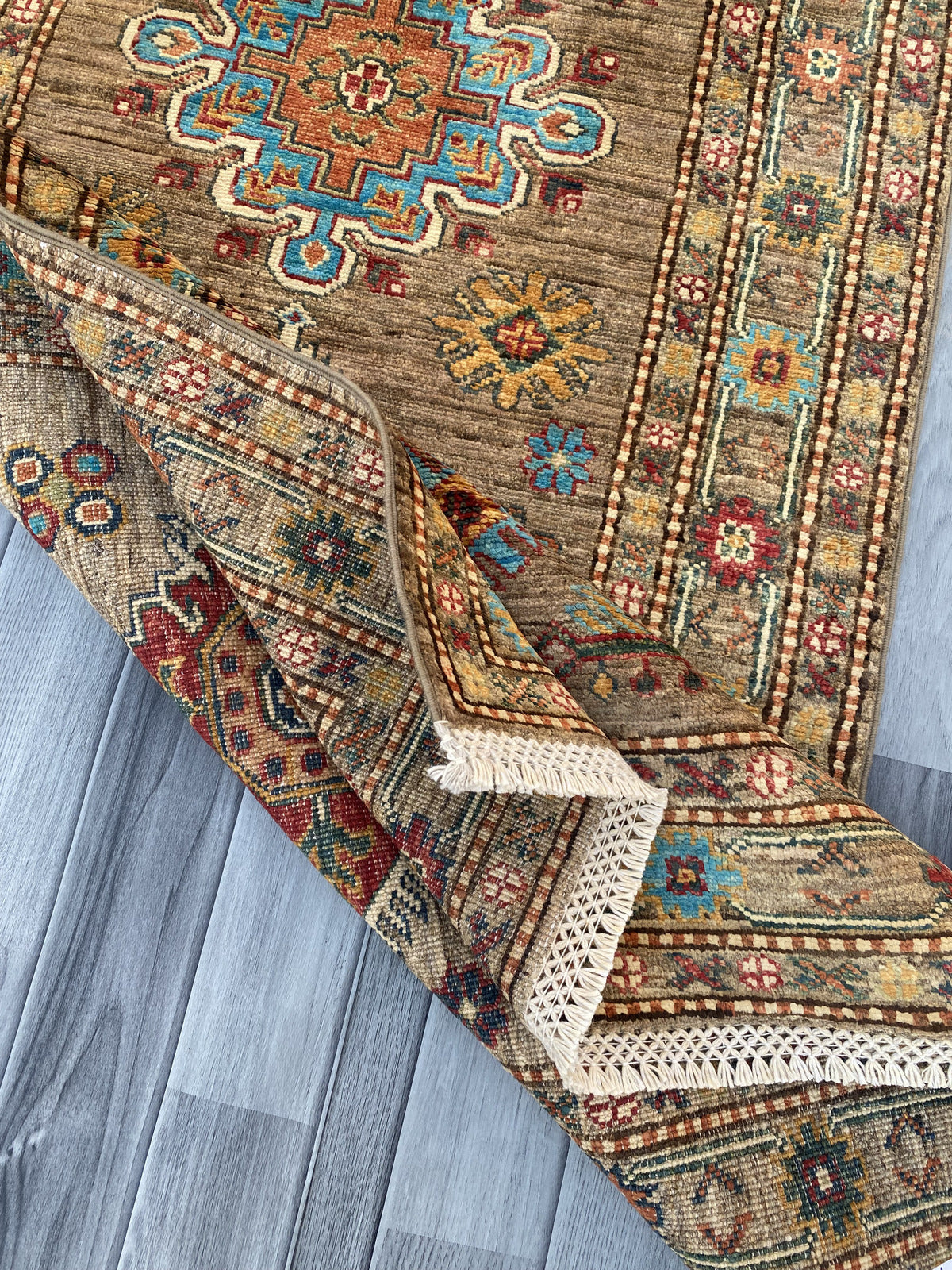 Hand Knotted Chobi Hallway Runner Rug | 335 CM x 85 CM SK# 990