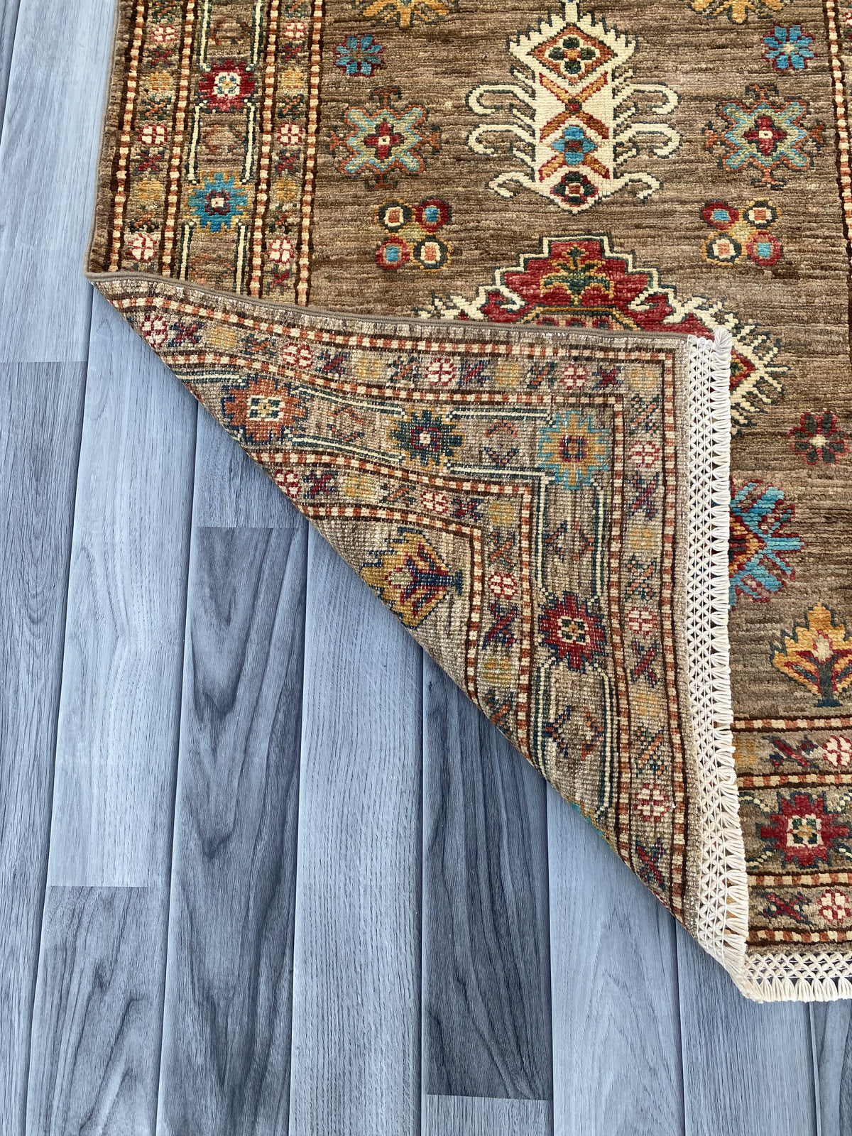Hand Knotted Chobi Hallway Runner Rug | 335 CM x 85 CM SK# 990