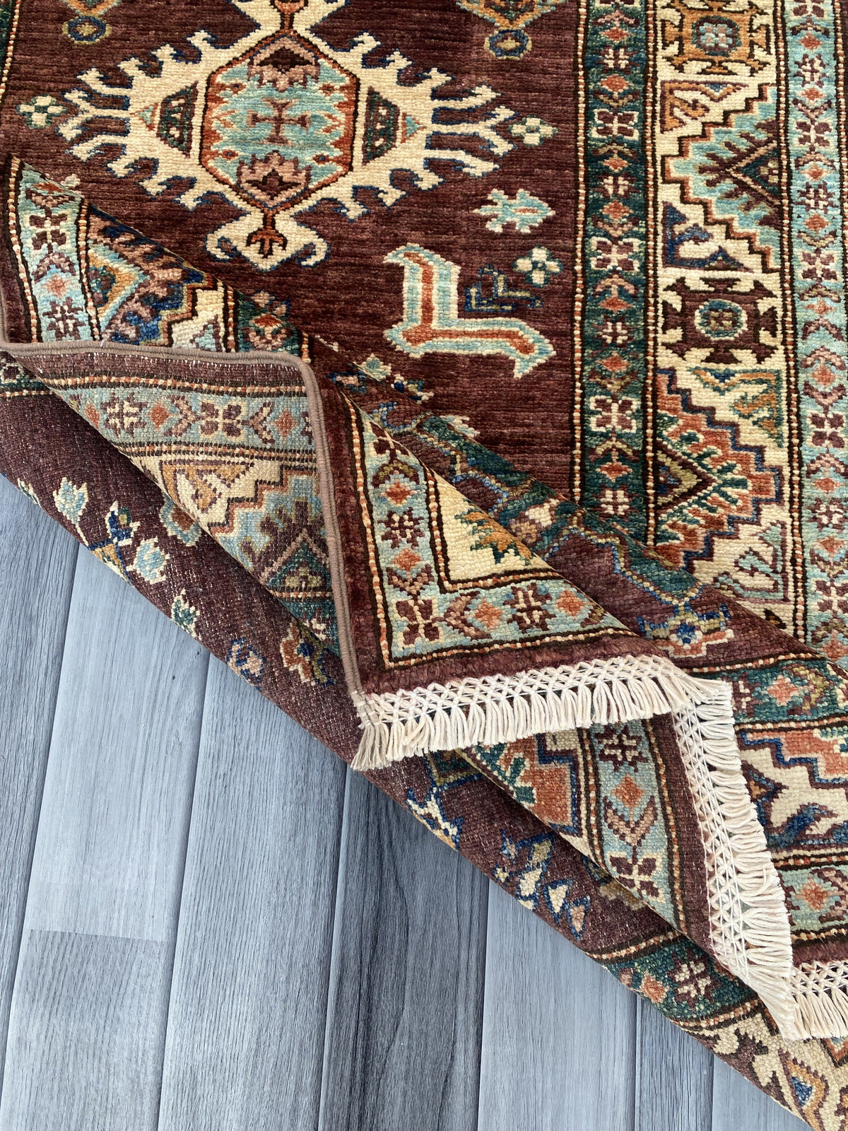 Handmade Chobi Hallway Runner Rug | 263 CM x 85 CM SK# 991