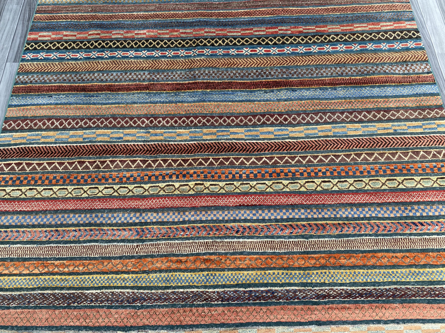 Hand Knotted Modern Wool Rug | 245 CM x 198 CM SK#490