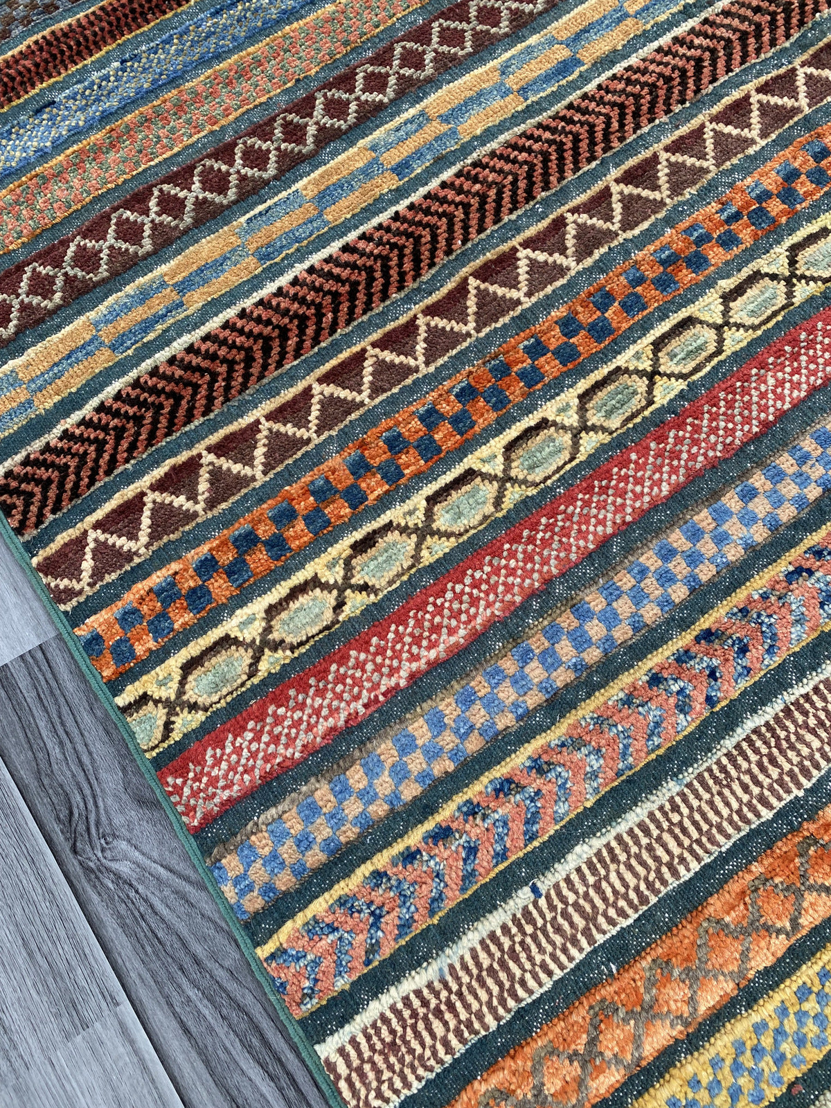 Hand Knotted Modern Wool Rug | 245 CM x 198 CM SK#490