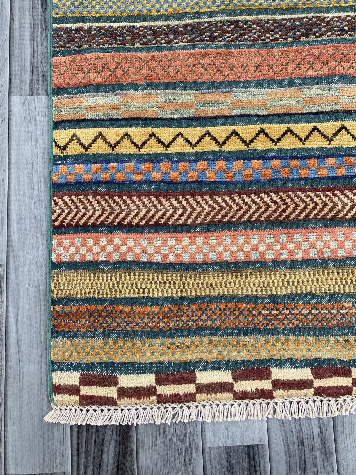 Hand Knotted Modern Wool Rug | 245 CM x 198 CM SK#490