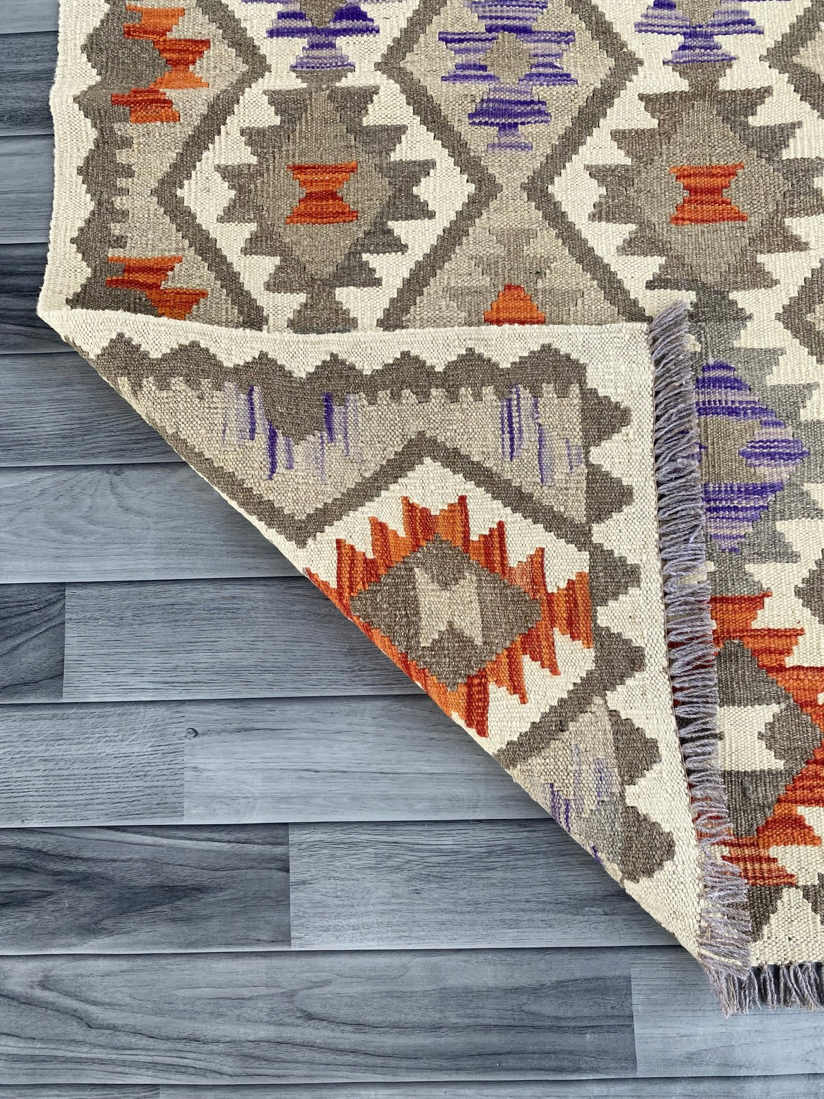 Handmade Afghan Chobi Kilim Hallway Runner Rug 293 CM x 85 CM ( SS # 182 )