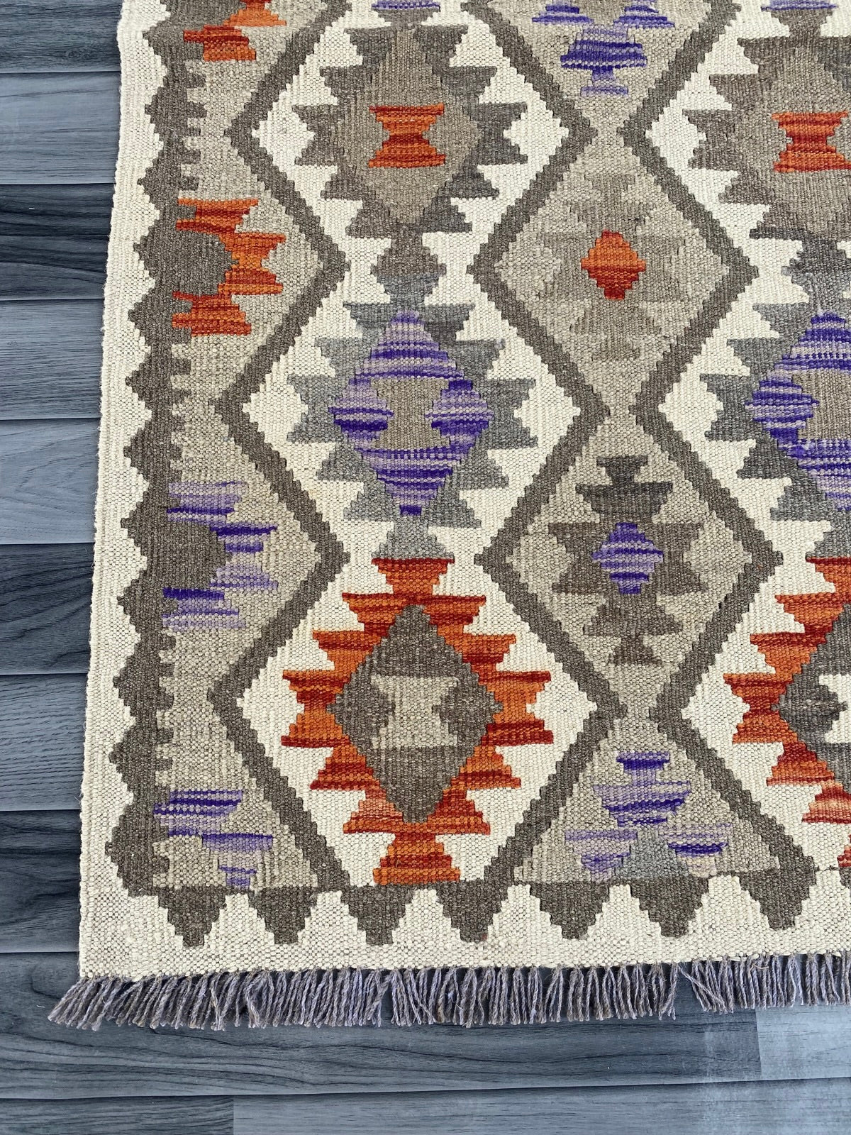 Handmade Afghan Chobi Kilim Hallway Runner Rug 293 CM x 85 CM ( SS # 182 )