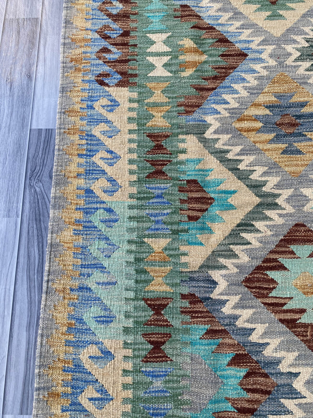 Handmade Flat Weave Kilim Rug (243 CM x 155 CM) SK#1057