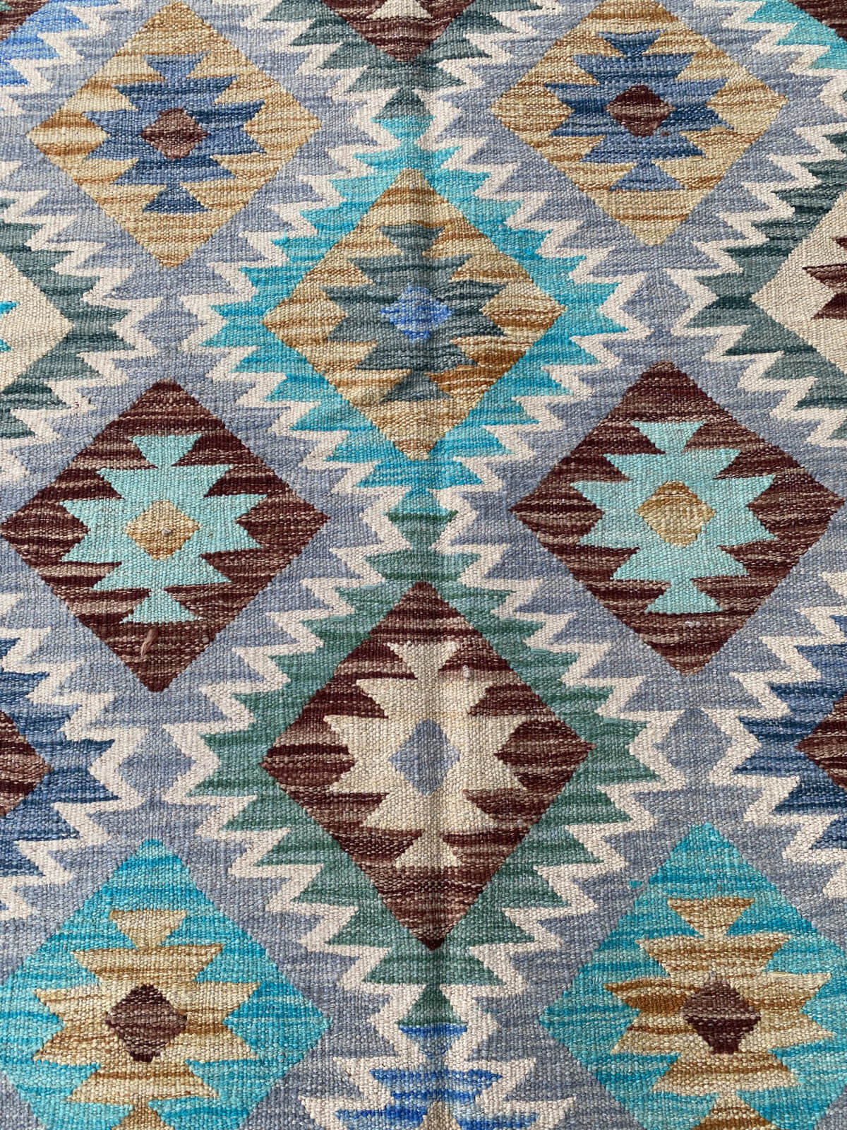 Handmade Flat Weave Kilim Rug (243 CM x 155 CM) SK#1057