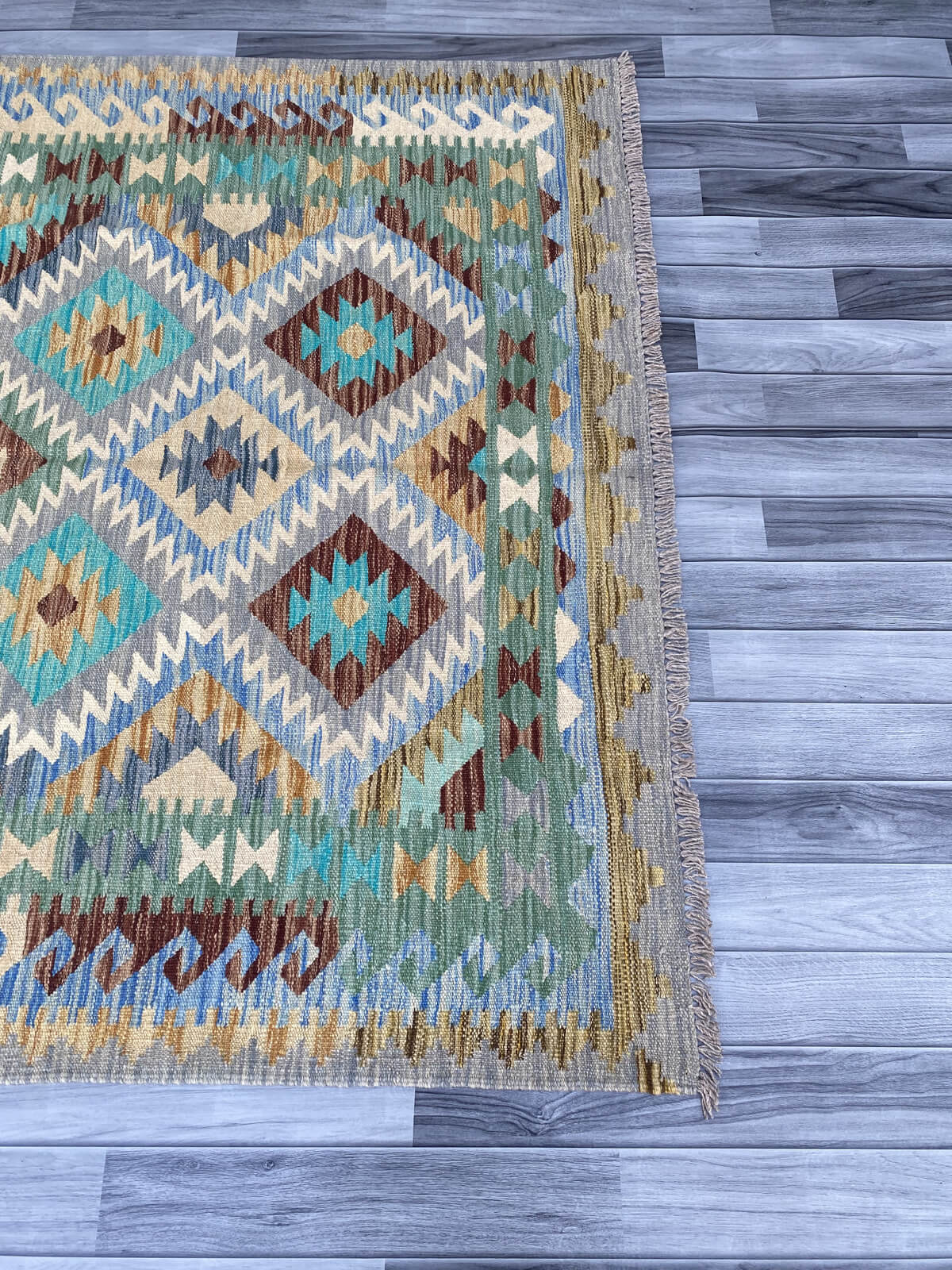 Handmade Flat Weave Kilim Rug (243 CM x 155 CM) SK#1057