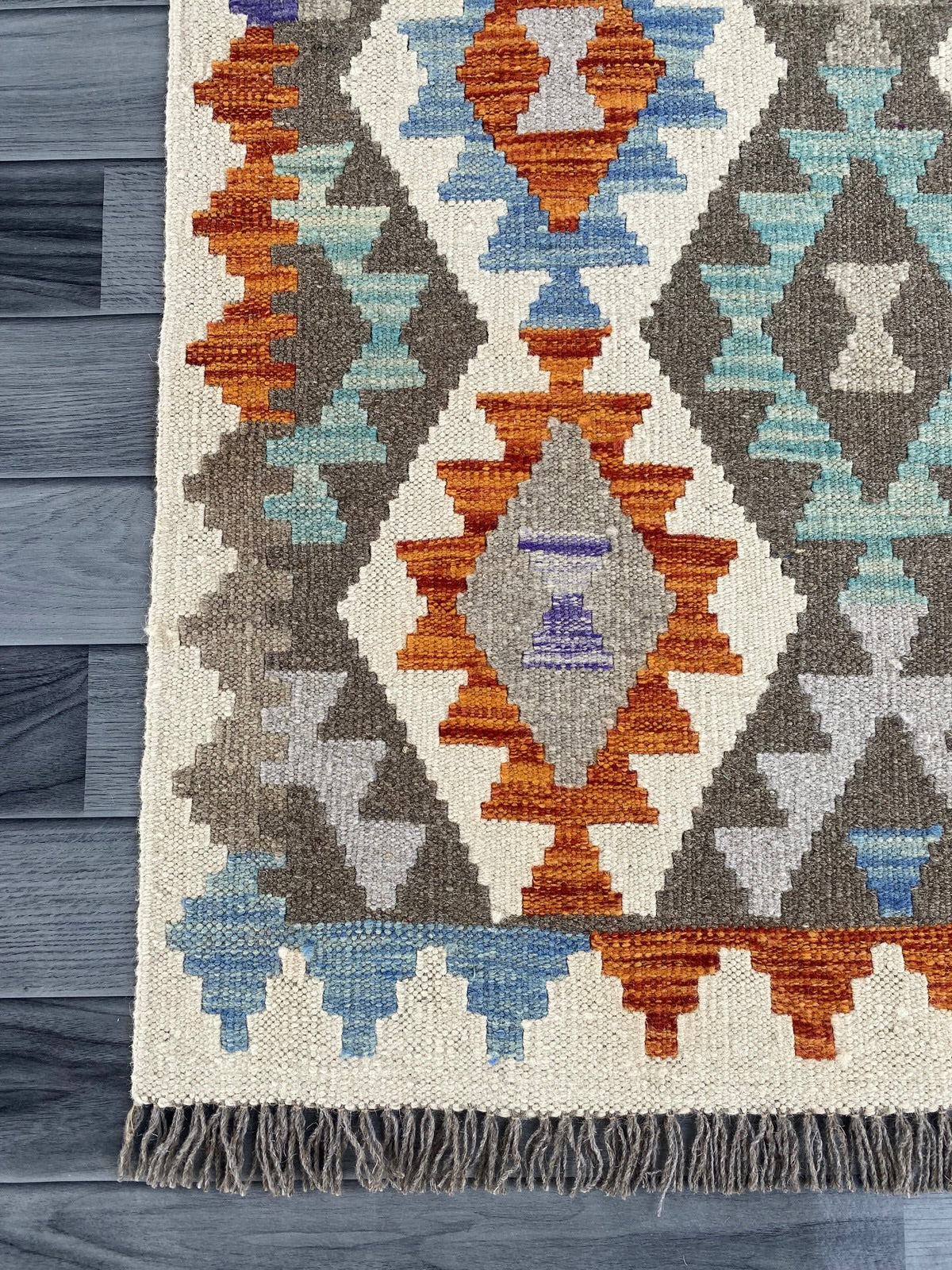 Handmade Afghan Chobi Kilim Hallway Runner Rug 290 CM x 84 CM ( SS # 180 )